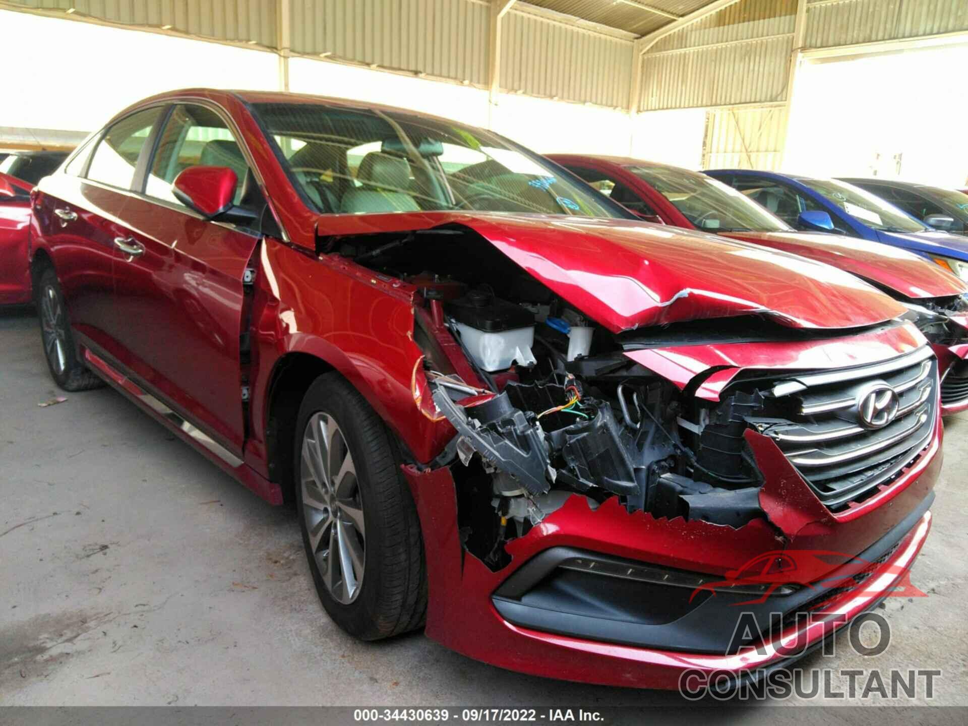 HYUNDAI SONATA 2016 - 000E34AF7GH380779