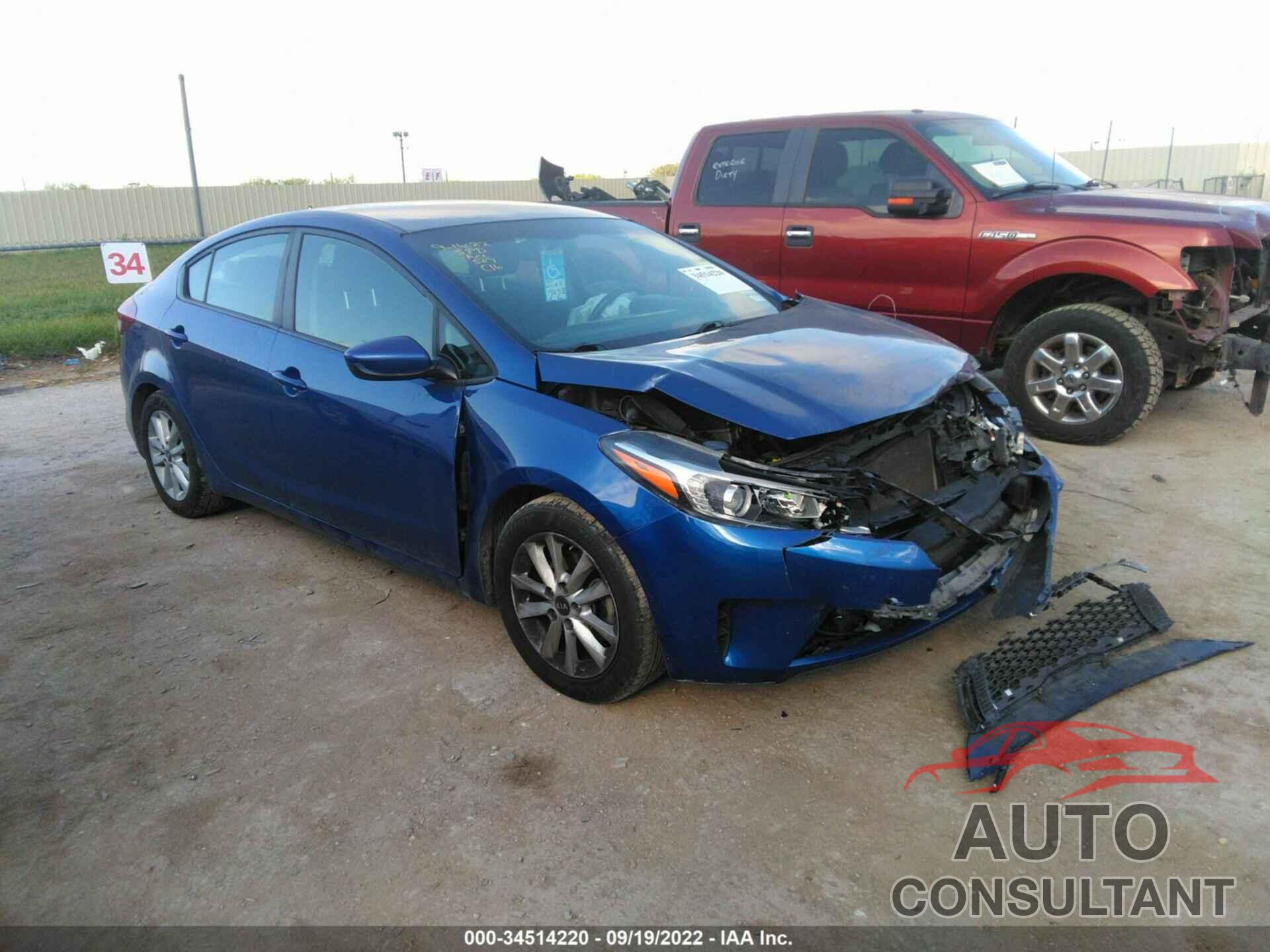 KIA FORTE 2017 - 3KPFL4A71HE015341