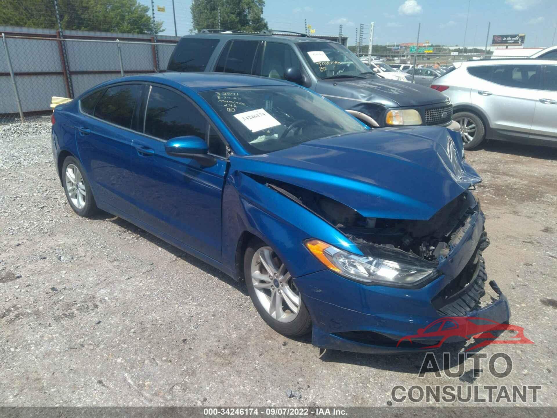 FORD FUSION 2018 - 3FA6P0HDXJR277033