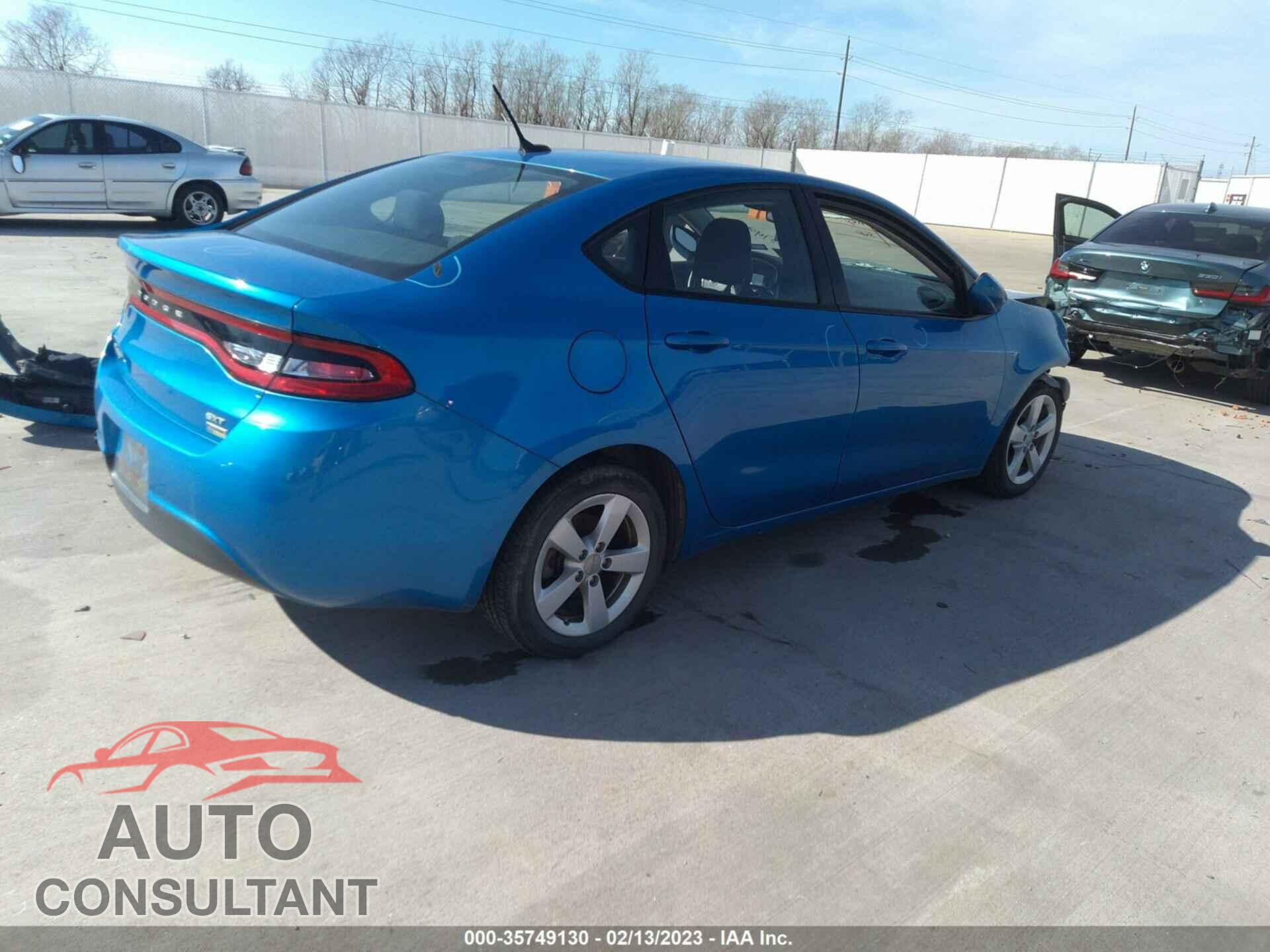 DODGE DART 2016 - 1C3CDFBA2GD591319