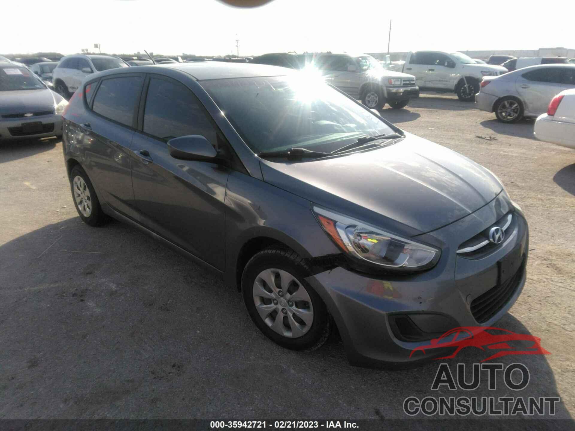 HYUNDAI ACCENT 2016 - KMHCT5AE7GU271051