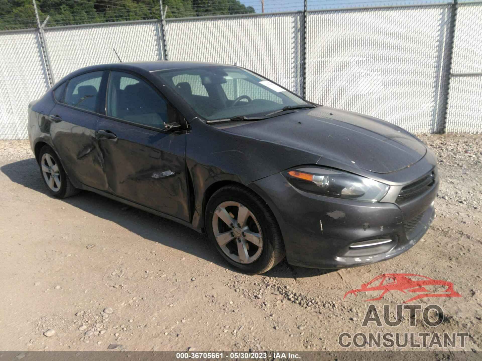 DODGE DART 2015 - 1C3CDFBB0FD105016