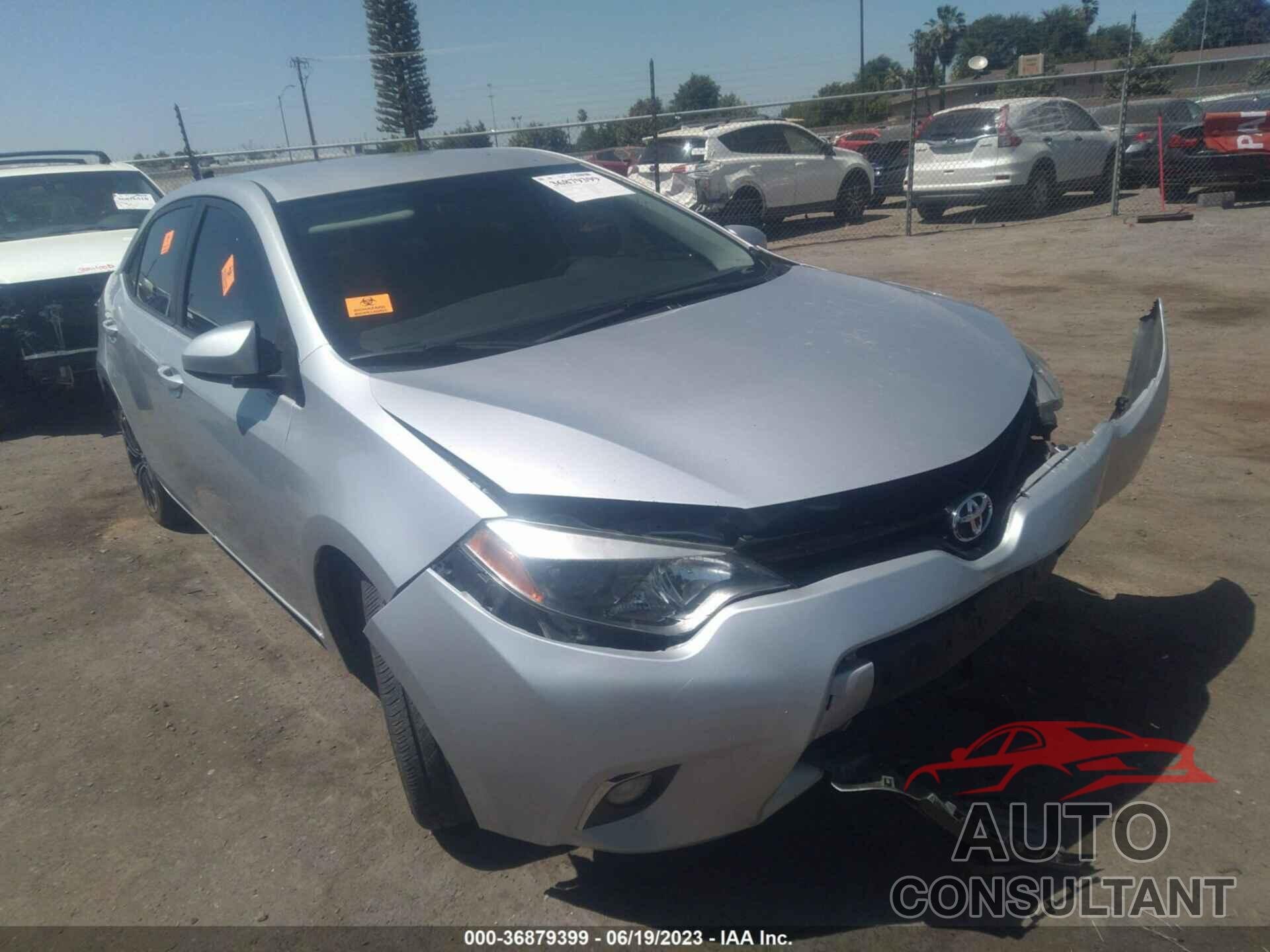 TOYOTA COROLLA 2016 - 5YFBURHE1GP404541