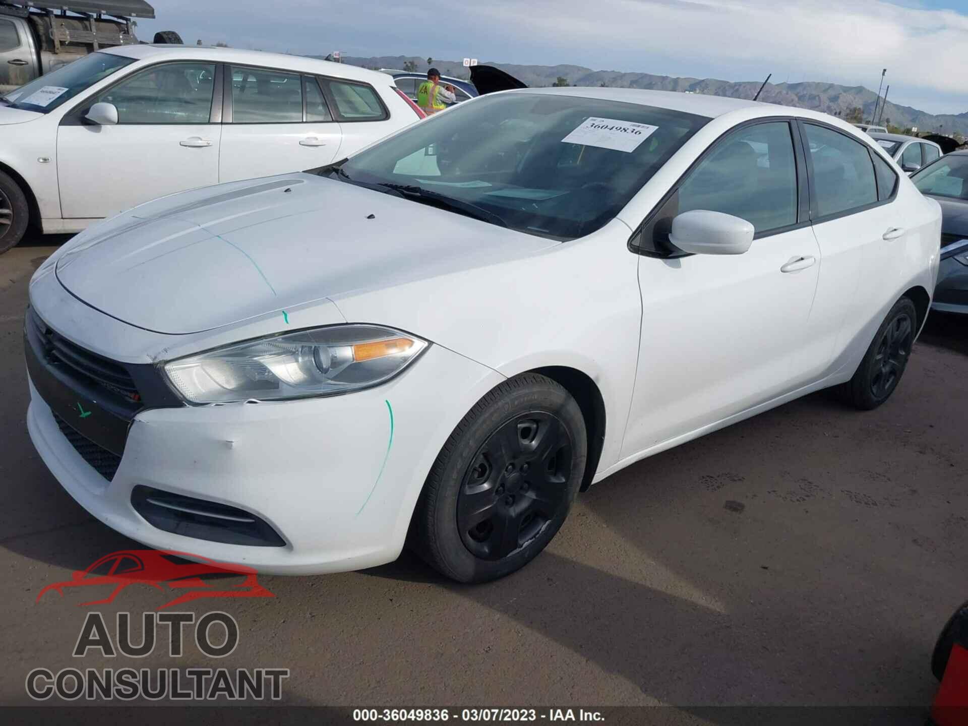 DODGE DART 2015 - 1C3CDFAA2FD337254