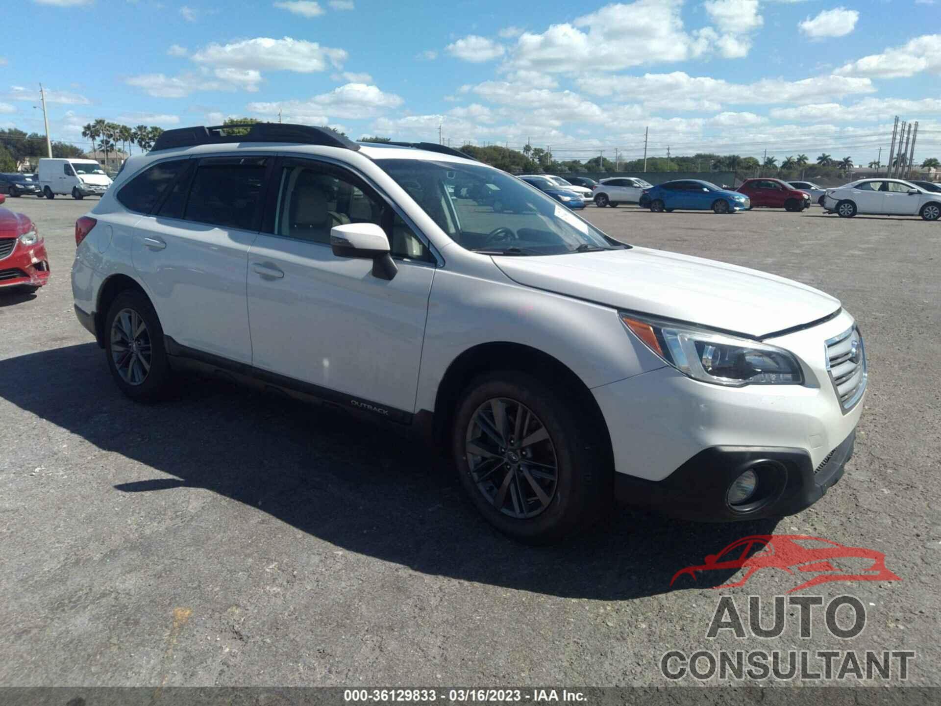 SUBARU OUTBACK 2016 - 4S4BSBNC8G3255808