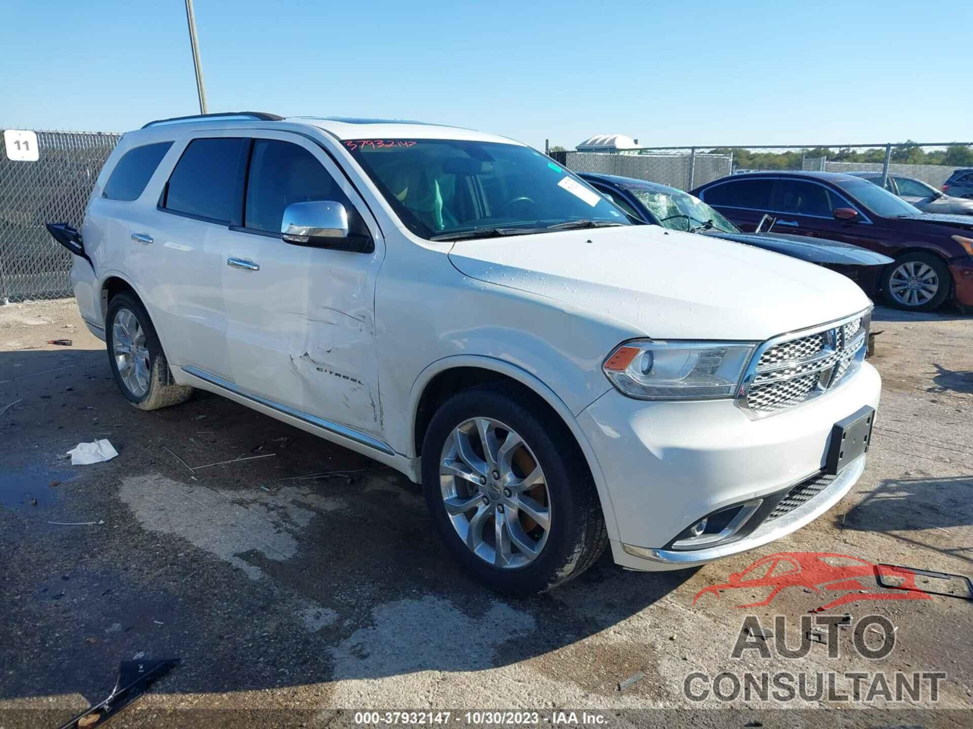 DODGE DURANGO 2016 - 1C4RDHEG2GC374490