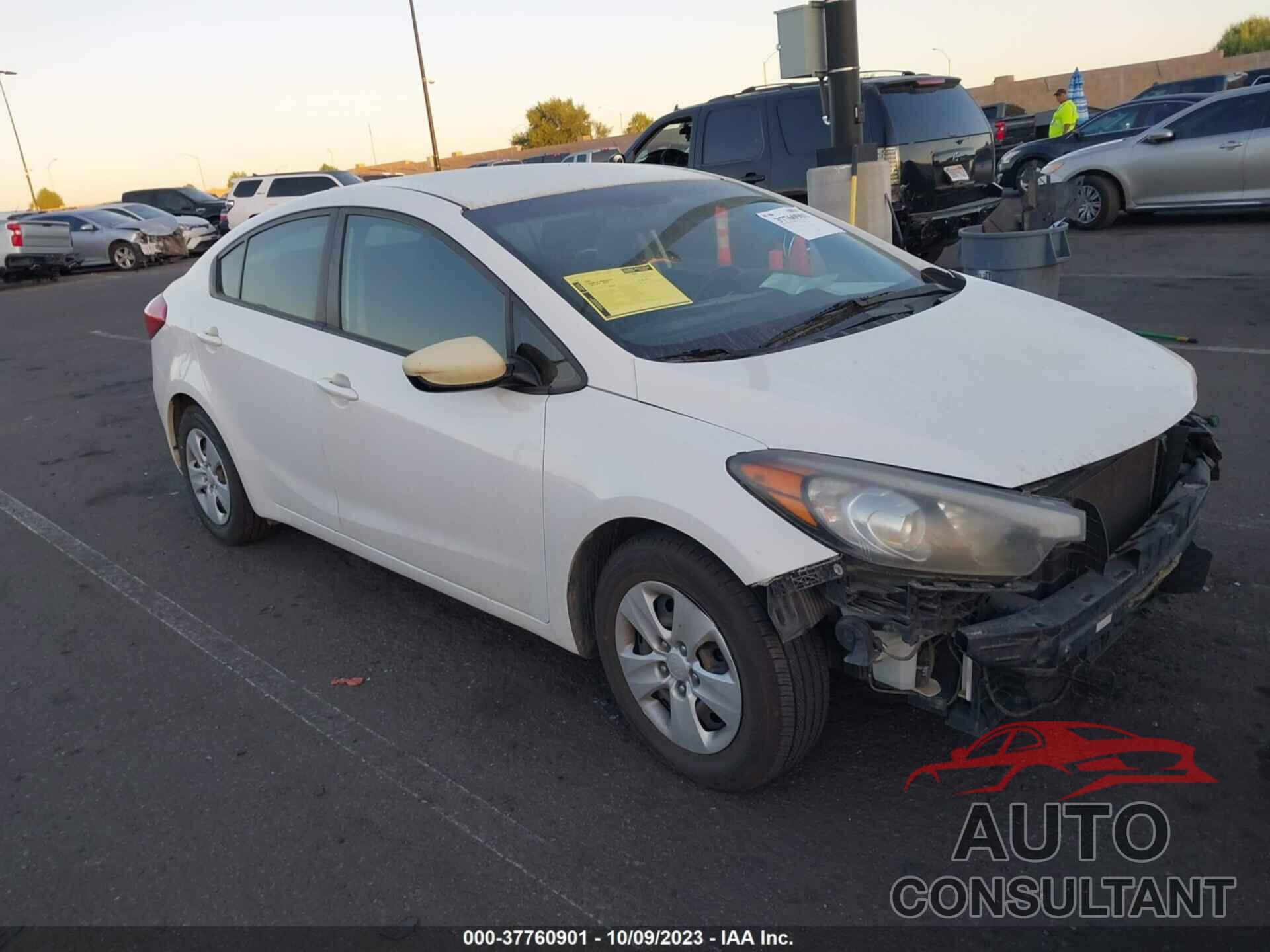 KIA FORTE 2016 - KNAFK4A61G5612653