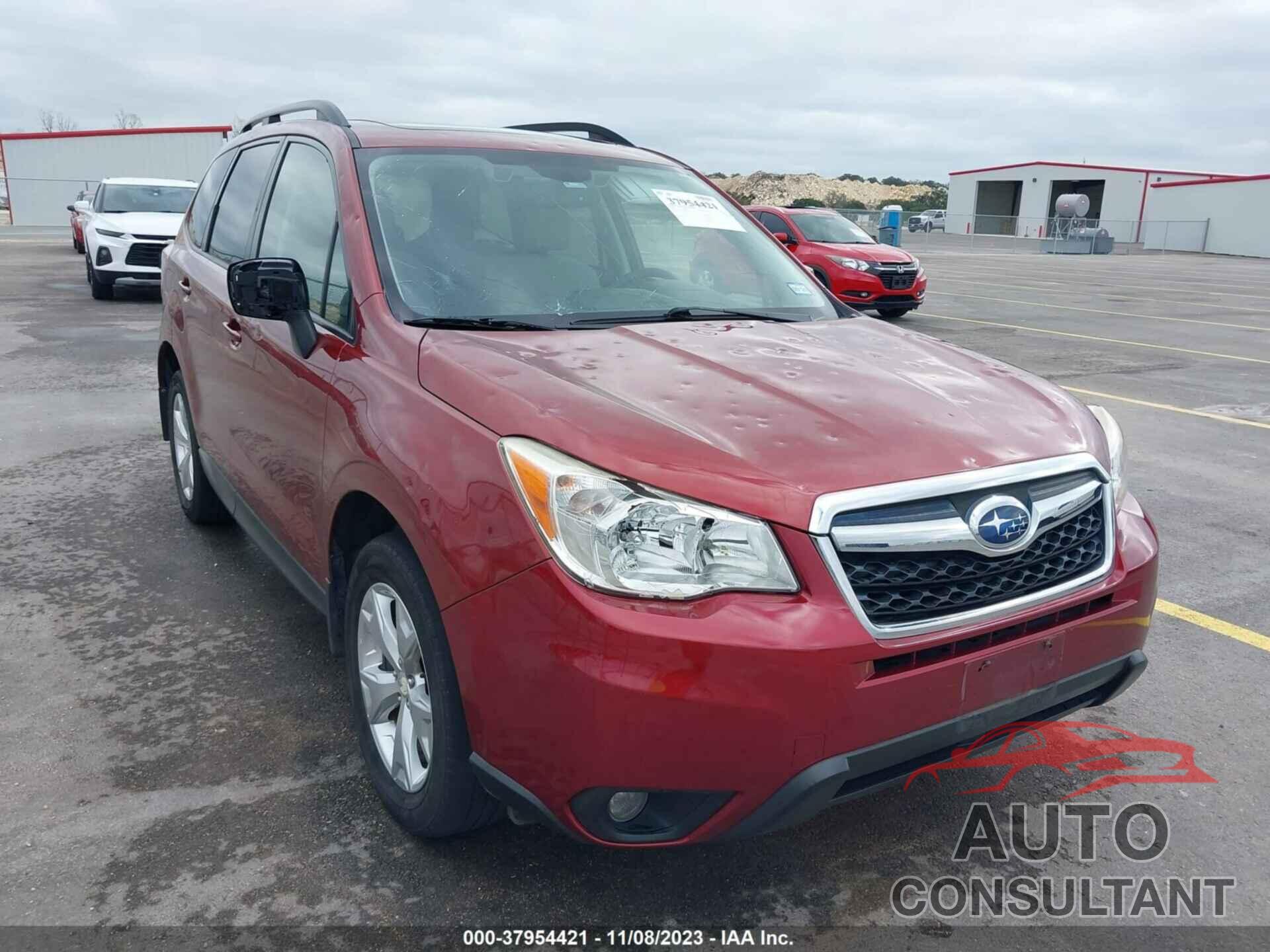 SUBARU FORESTER 2016 - JF2SJAFC7GH563279