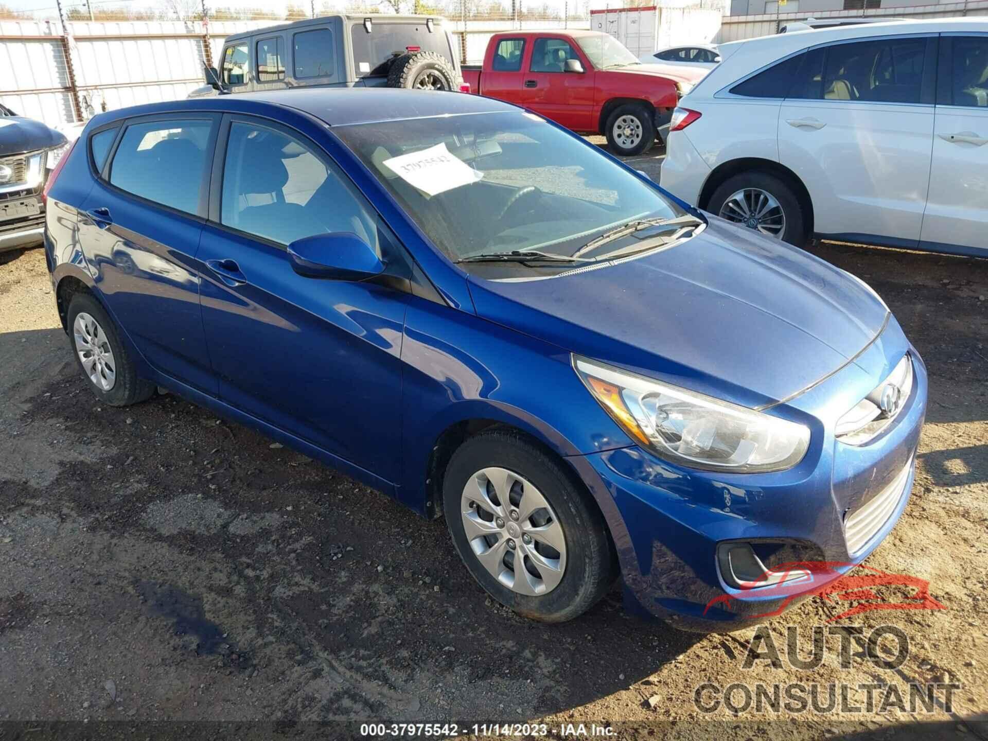 HYUNDAI ACCENT 2016 - KMHCT5AE0GU266449