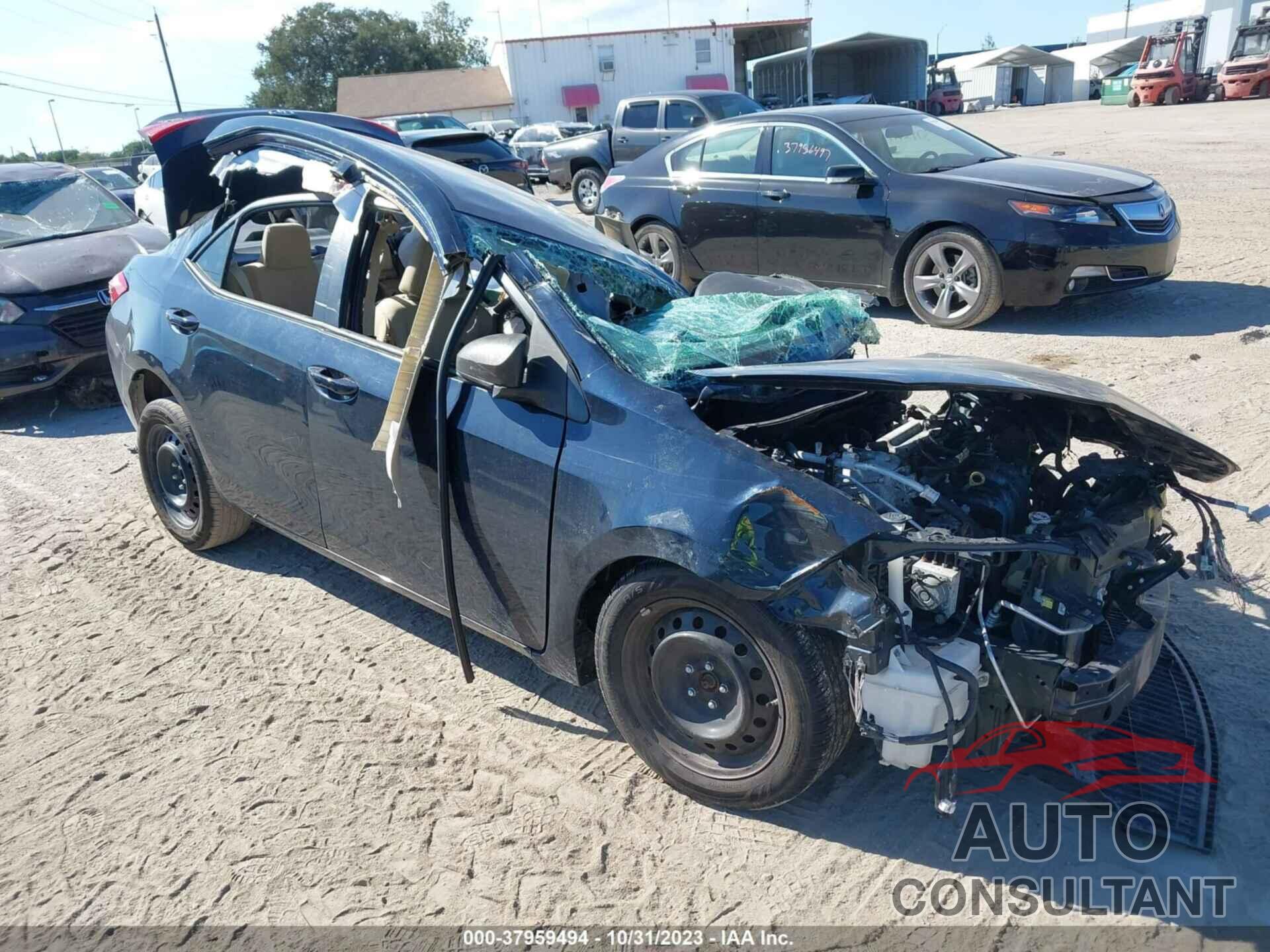 TOYOTA COROLLA 2017 - 2T1BURHE2HC814671
