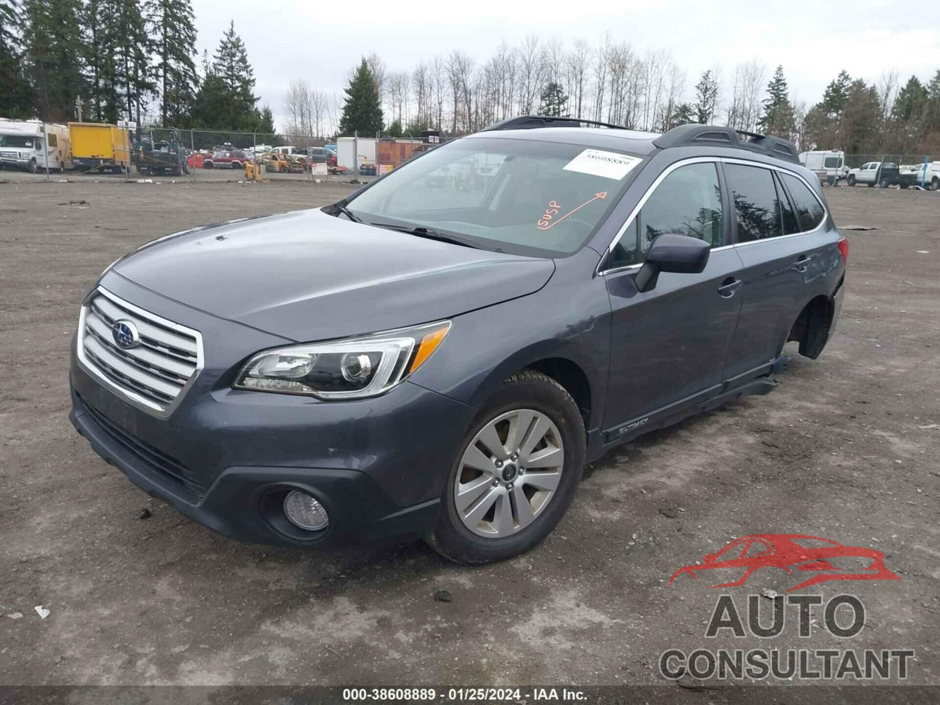 SUBARU OUTBACK 2016 - 4S4BSADC8G3280431