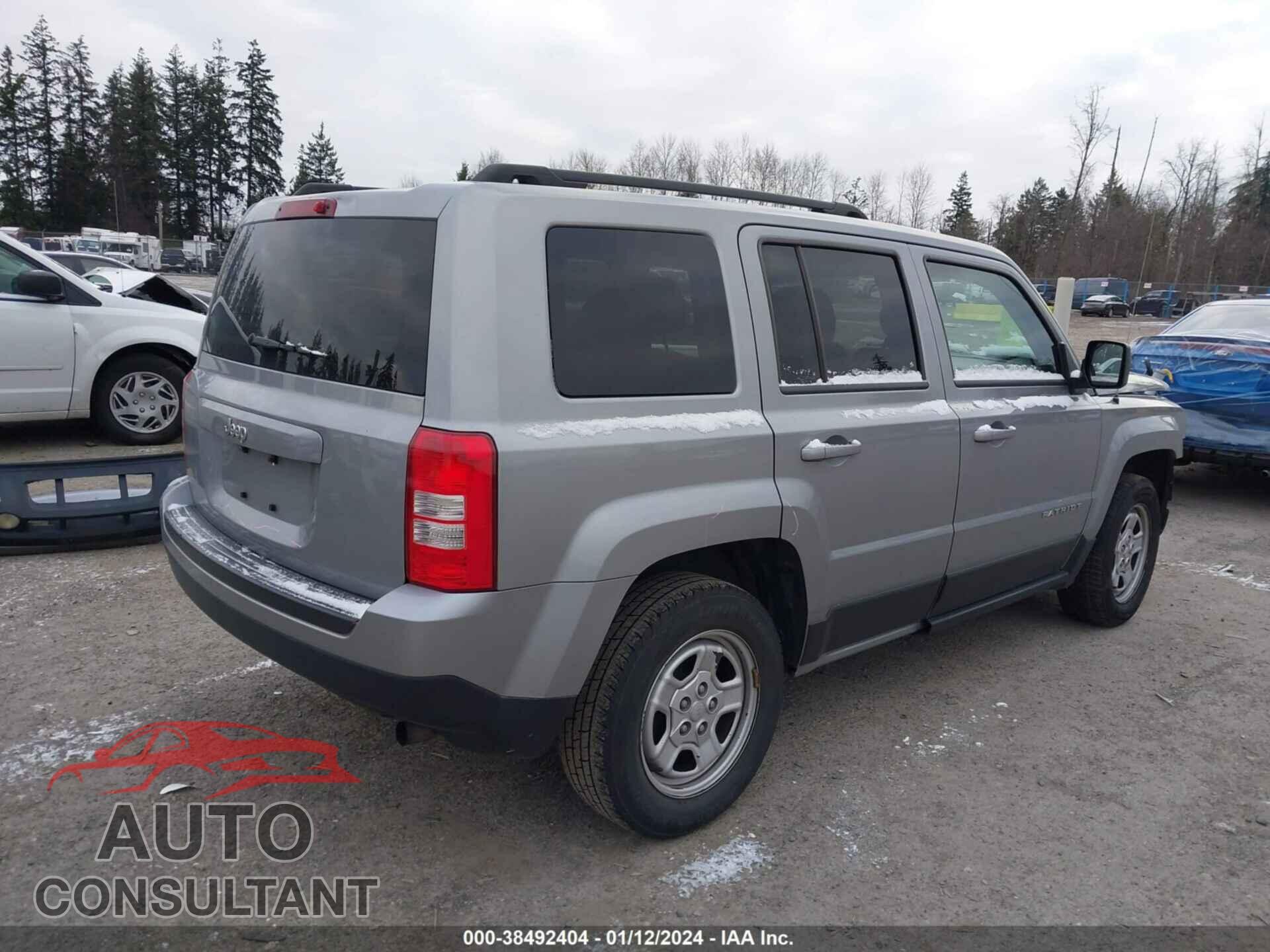 JEEP PATRIOT 2015 - 1C4NJPBAXFD110427