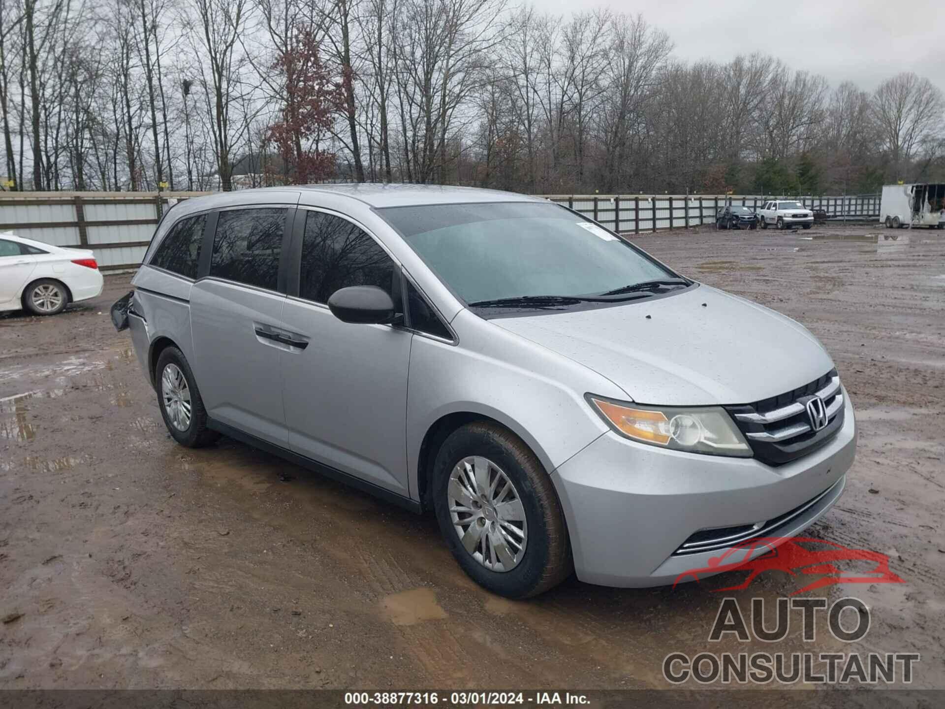 HONDA ODYSSEY 2015 - 5FNRL5H25FB038917