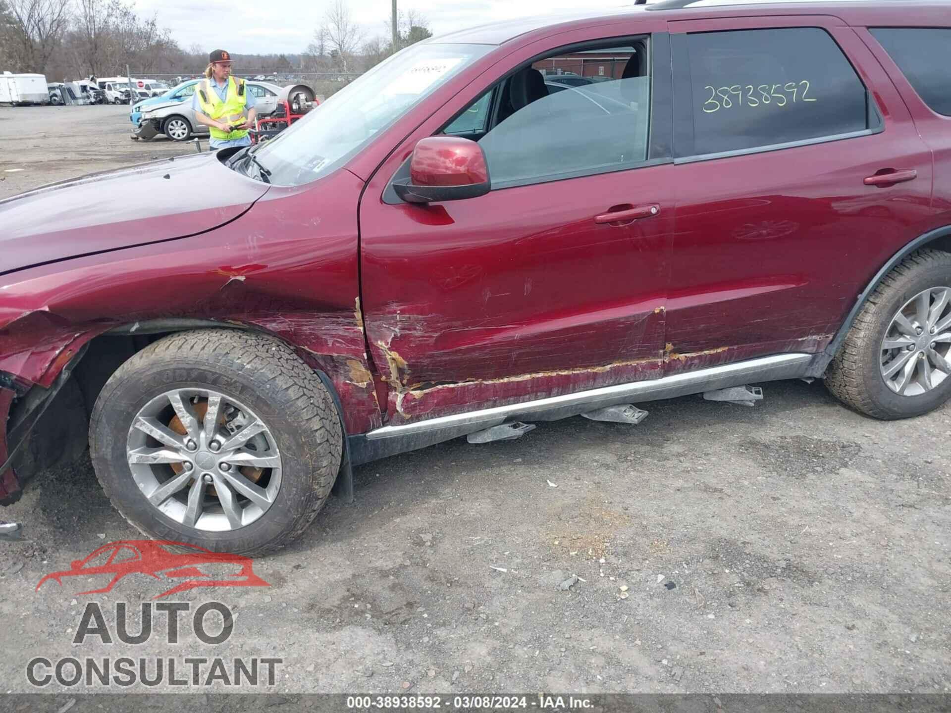 DODGE DURANGO 2017 - 1C4RDJAG2HC601451