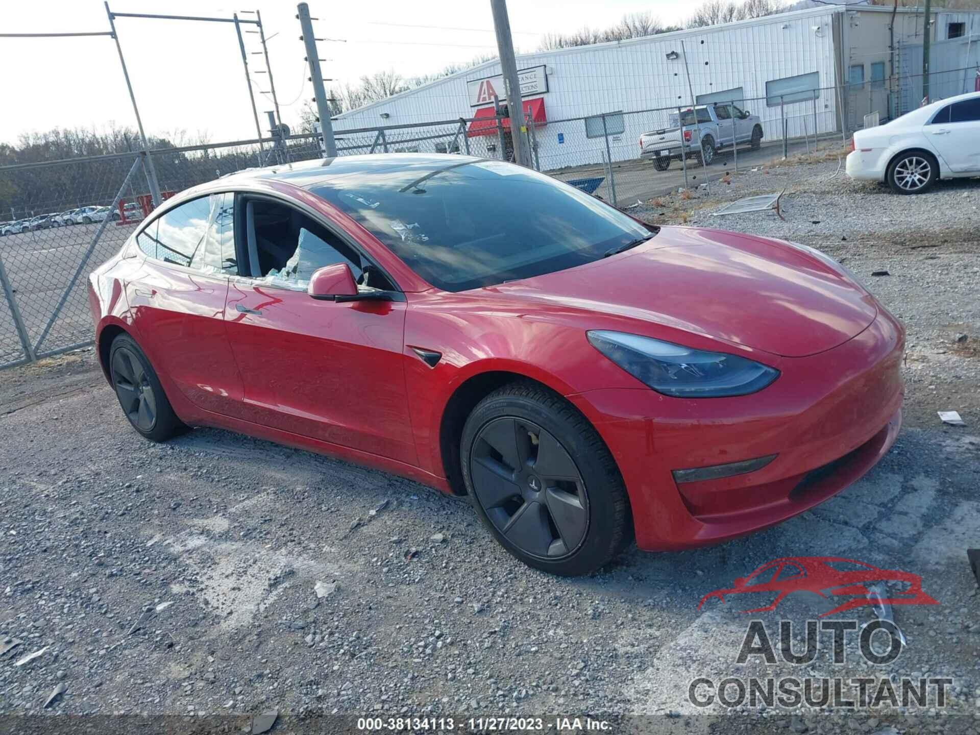 TESLA MODEL 3 2022 - 5YJ3E1EB9NF181235
