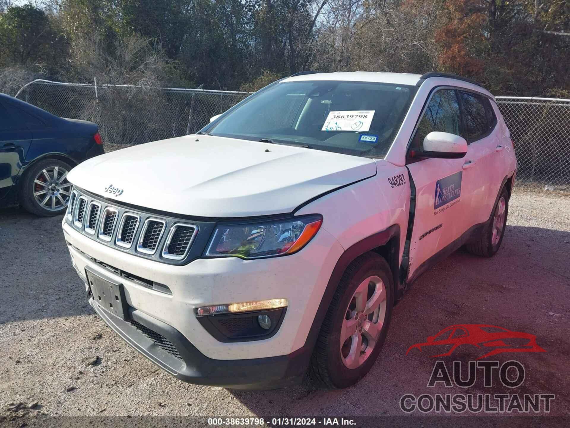 JEEP COMPASS 2019 - 3C4NJCBB6KT802027