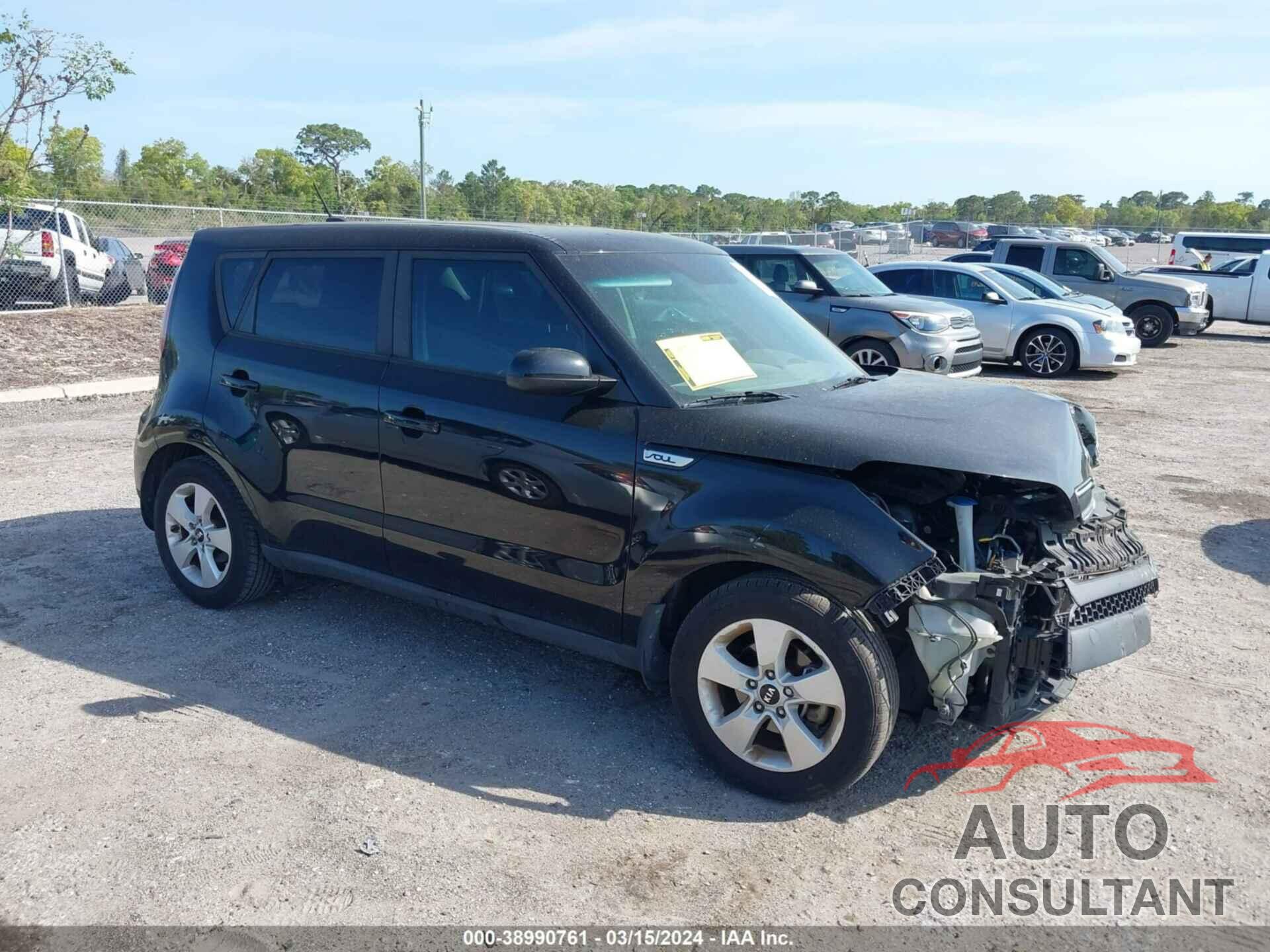 KIA SOUL 2018 - KNDJN2A27J7626901