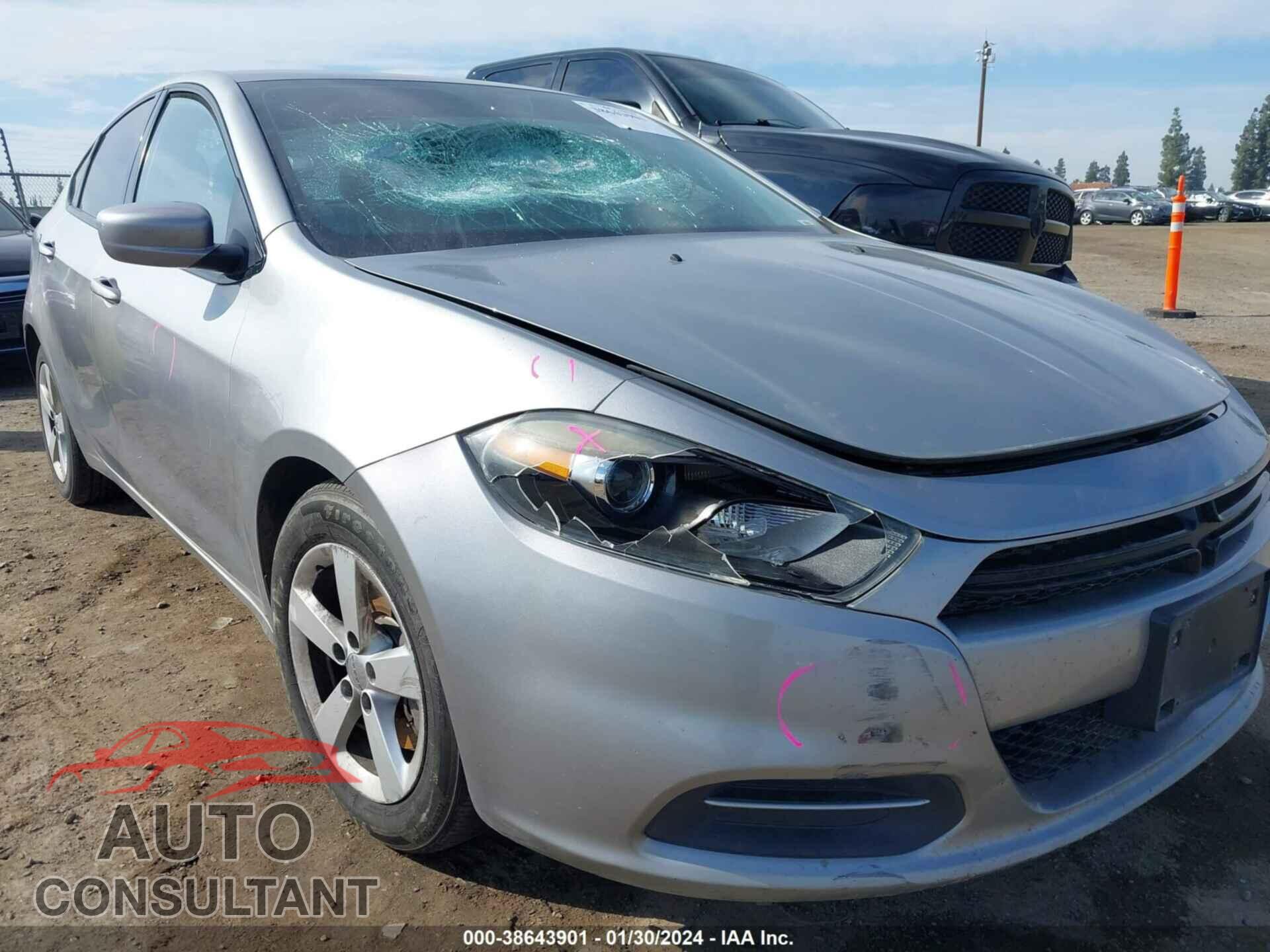 DODGE DART 2016 - 1C3CDFBB2GD717722