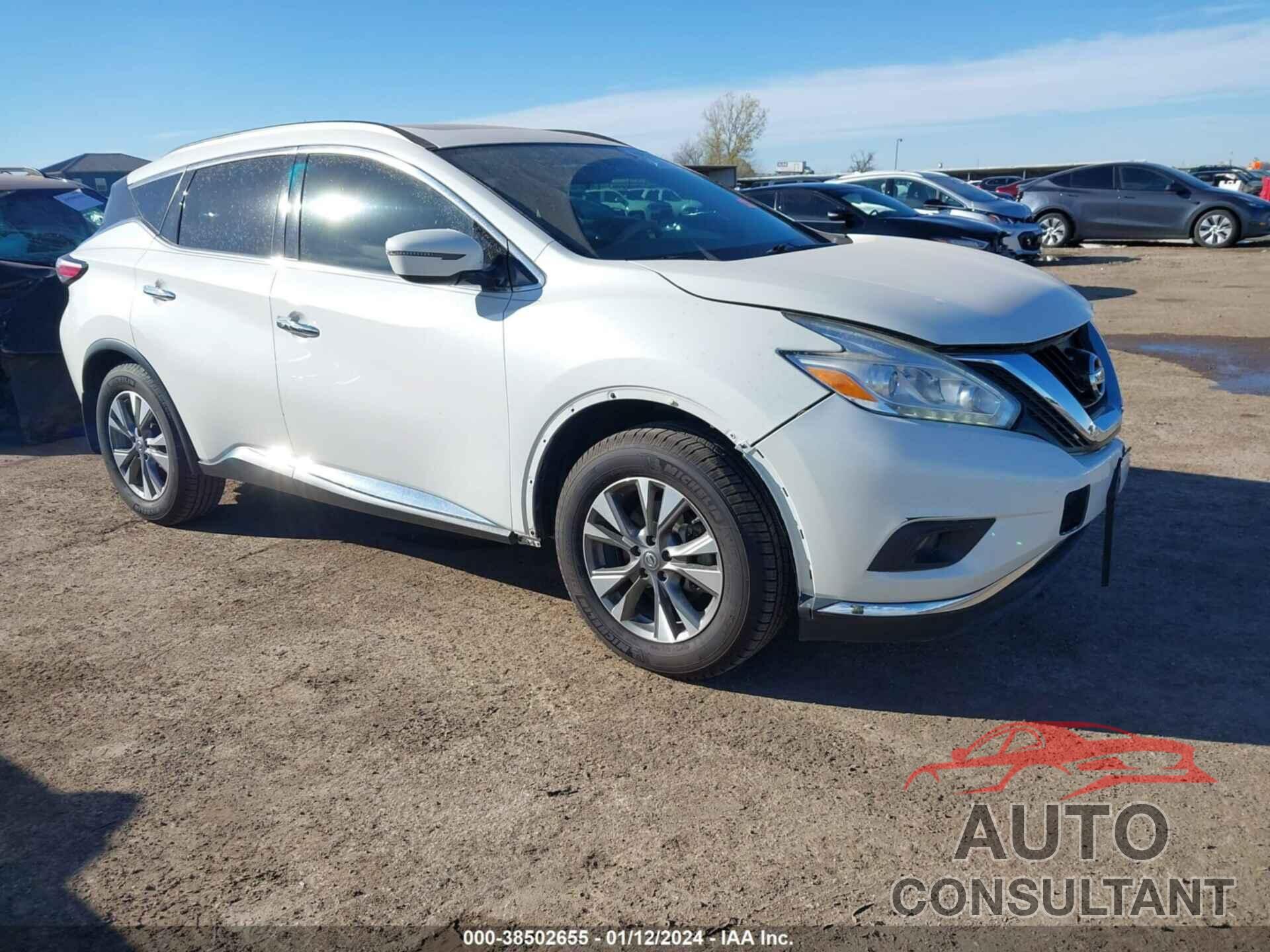 NISSAN MURANO 2016 - 5N1AZ2MG6GN161295