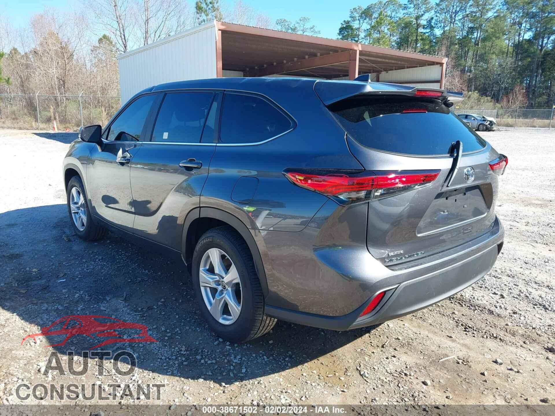 TOYOTA HIGHLANDER 2023 - 5TDKDRAH6PS013865