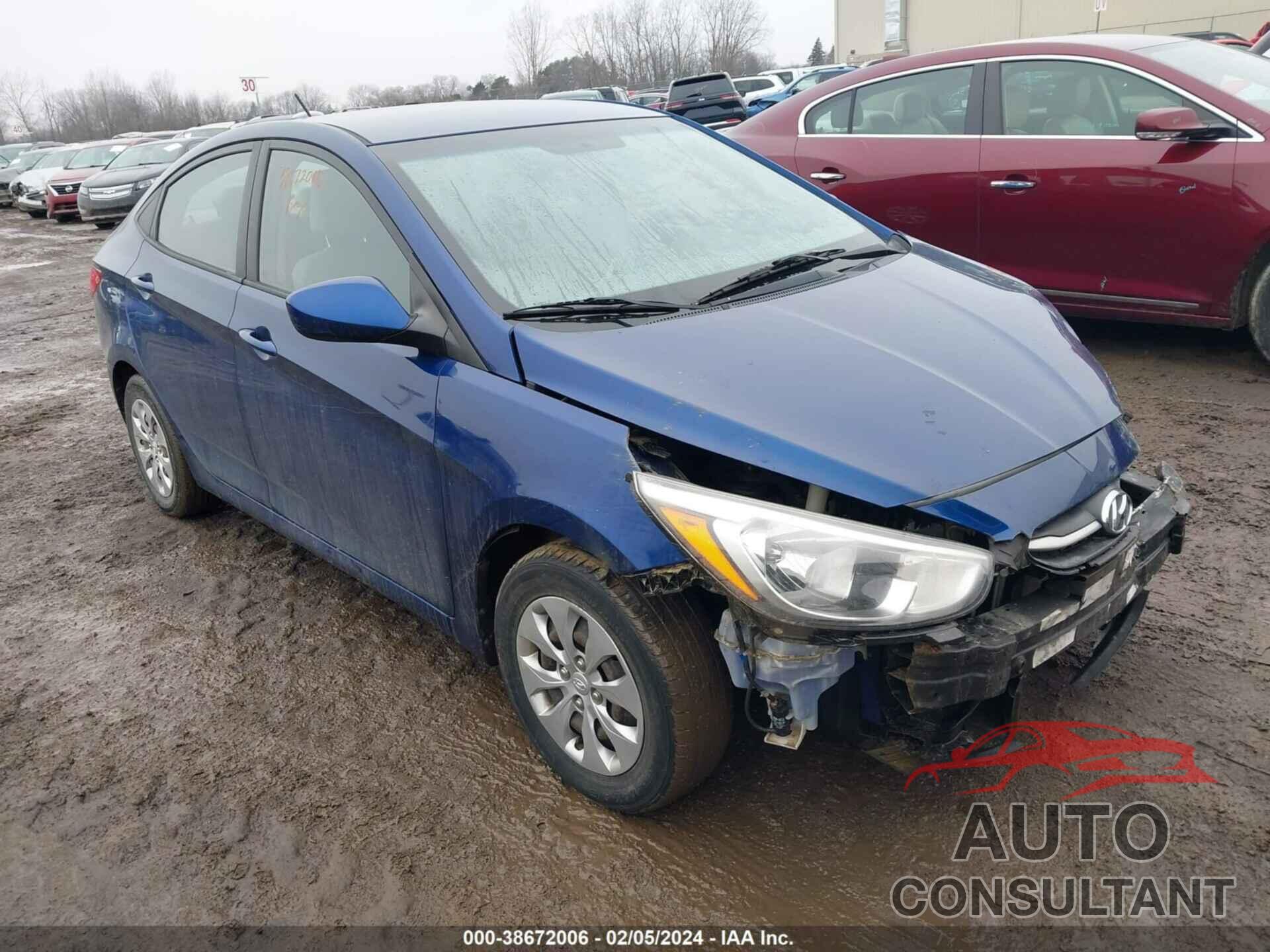 HYUNDAI ACCENT 2016 - KMHCT4AE9GU015181