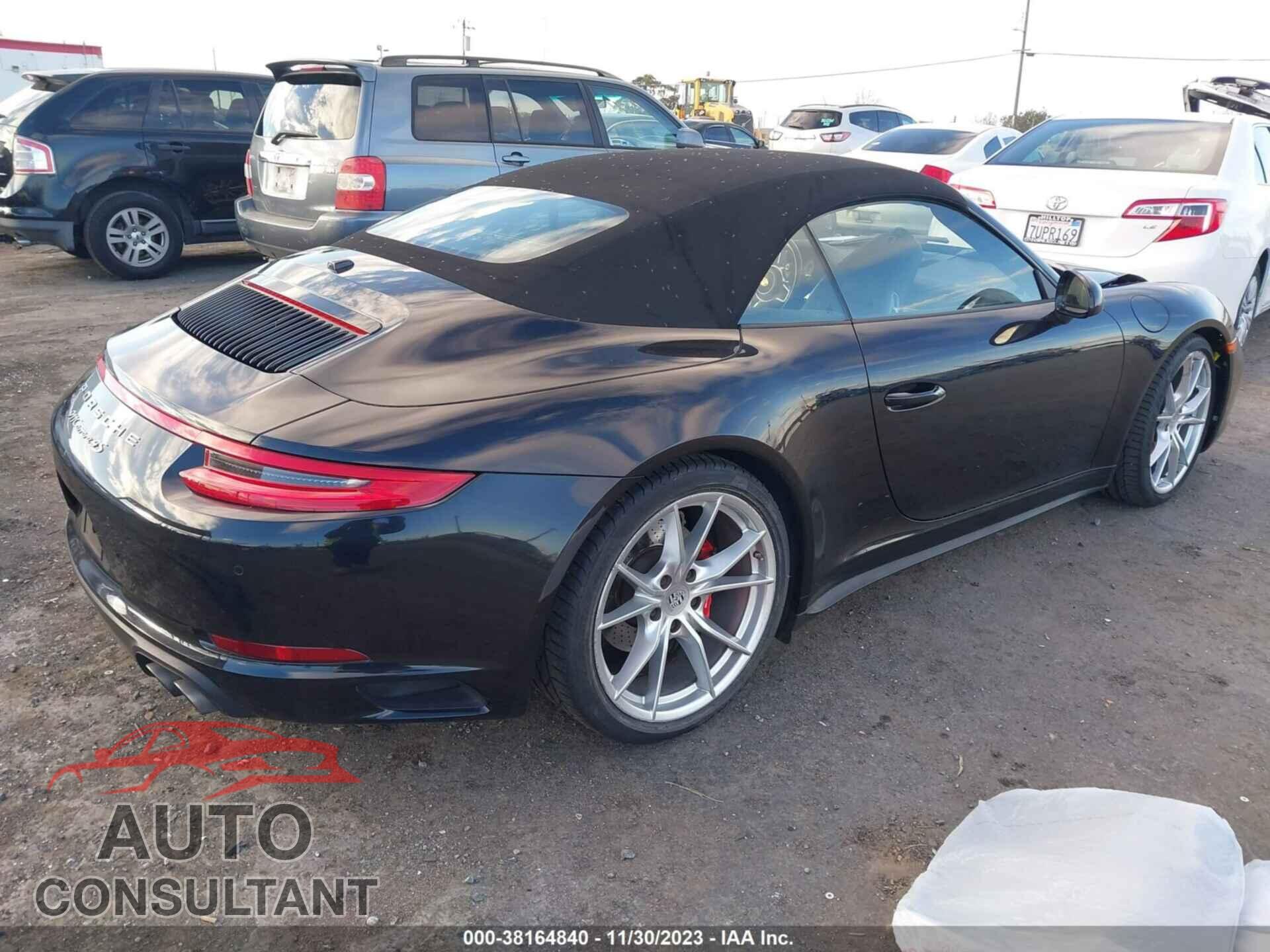 PORSCHE 911 2017 - WP0CB2A94HS154615