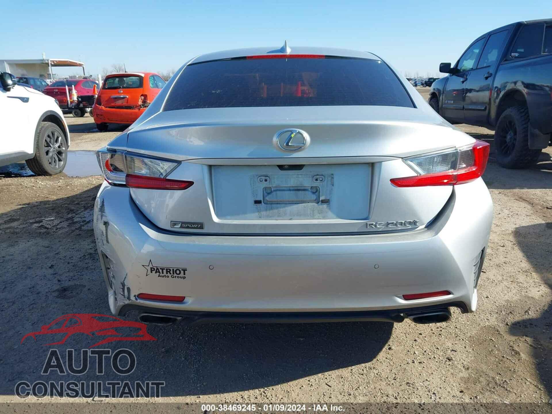 LEXUS RC 200T 2017 - JTHHA5BC7H5005830