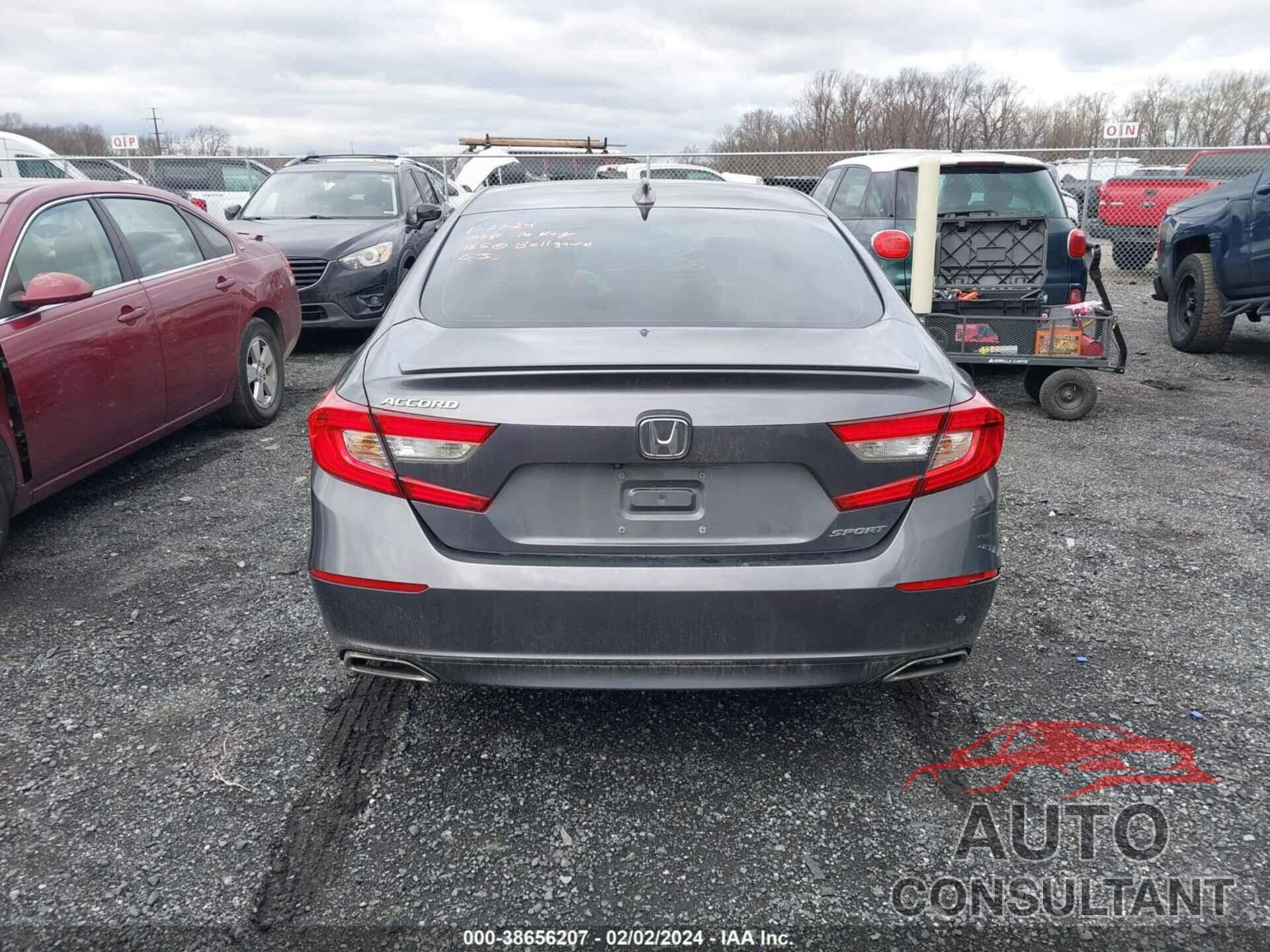 HONDA ACCORD 2019 - 1HGCV1F39KA098479