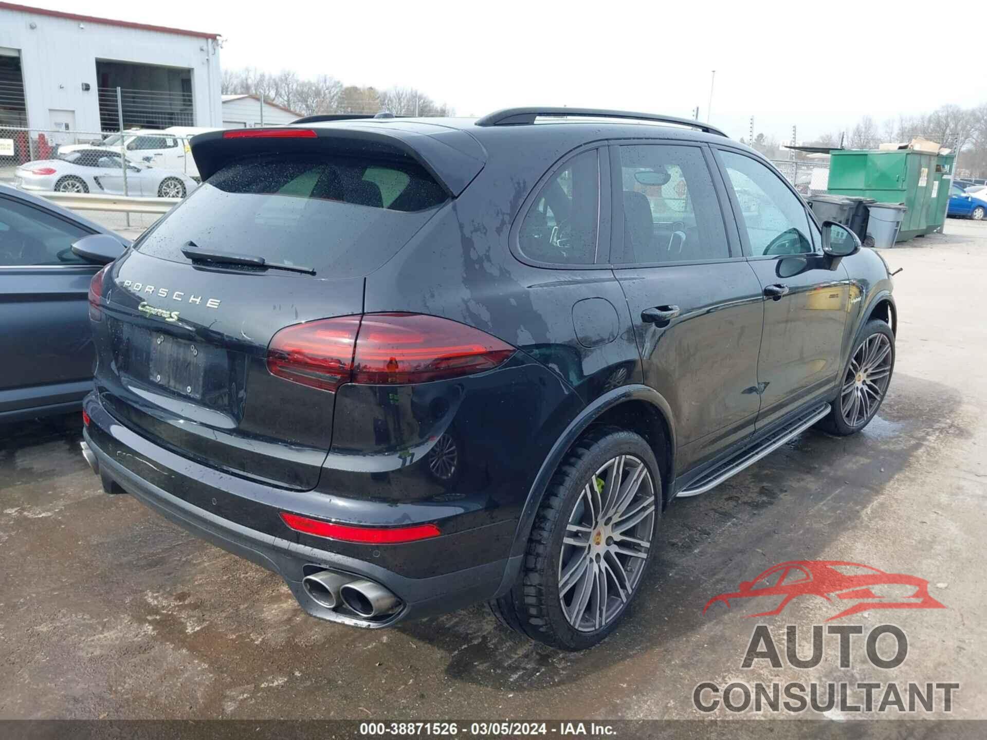 PORSCHE CAYENNE E-HYBRID 2017 - WP1AE2A25HLA71446