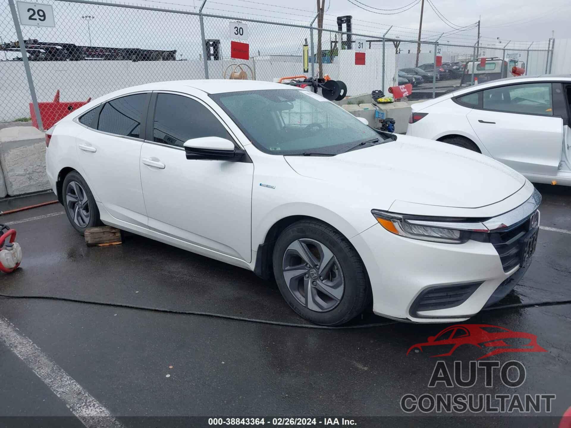 HONDA INSIGHT 2019 - 19XZE4F55KE028549