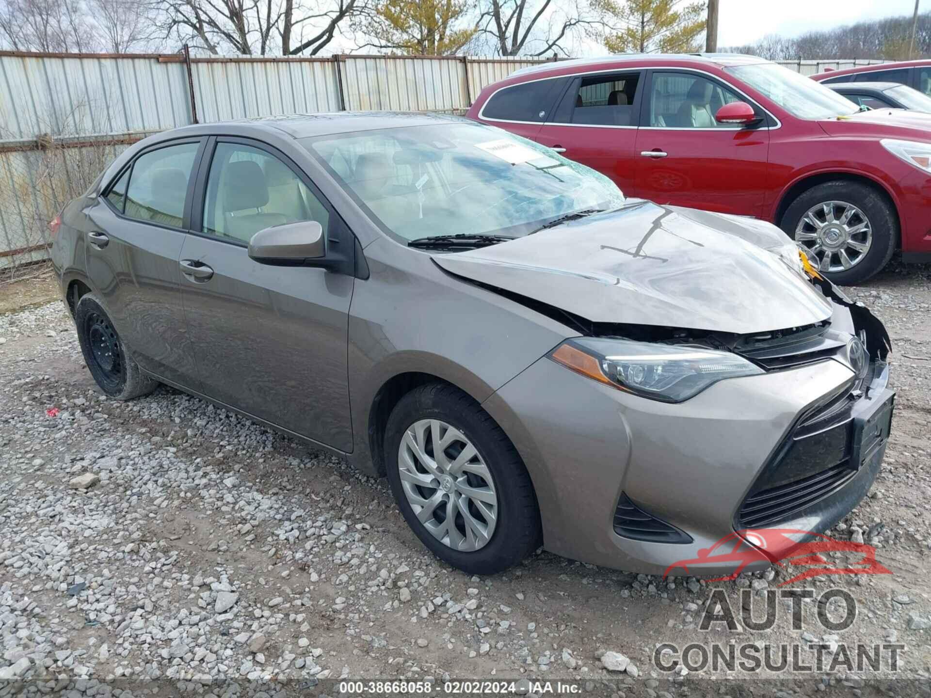 TOYOTA COROLLA 2019 - 2T1BURHE3KC181444