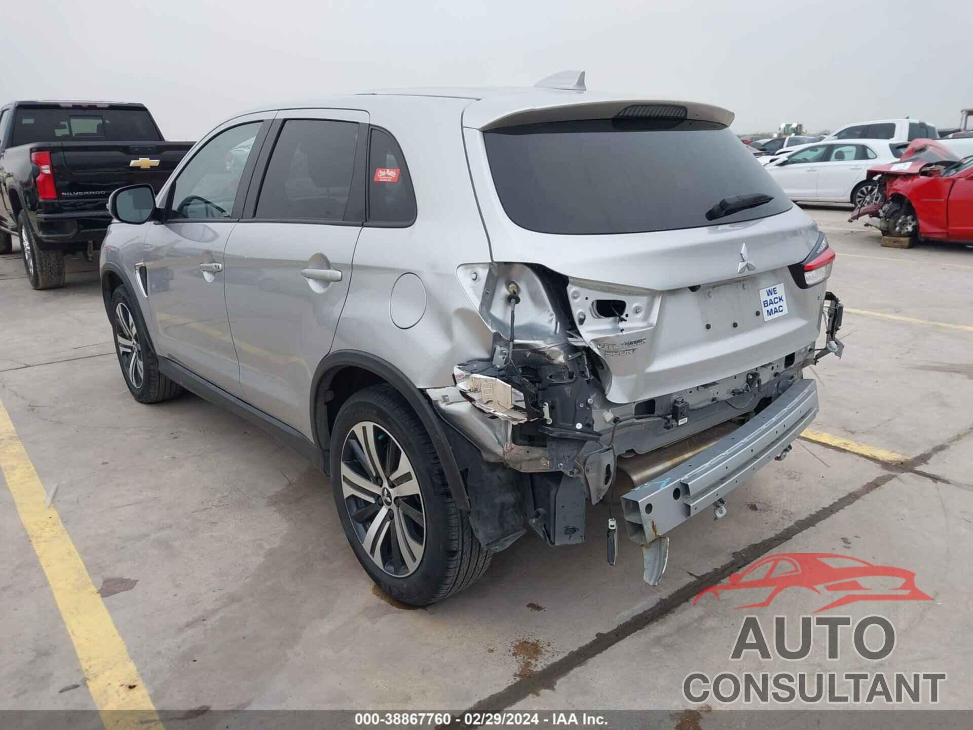 MITSUBISHI OUTLANDER SPORT 2021 - JA4APVAU2MU036487