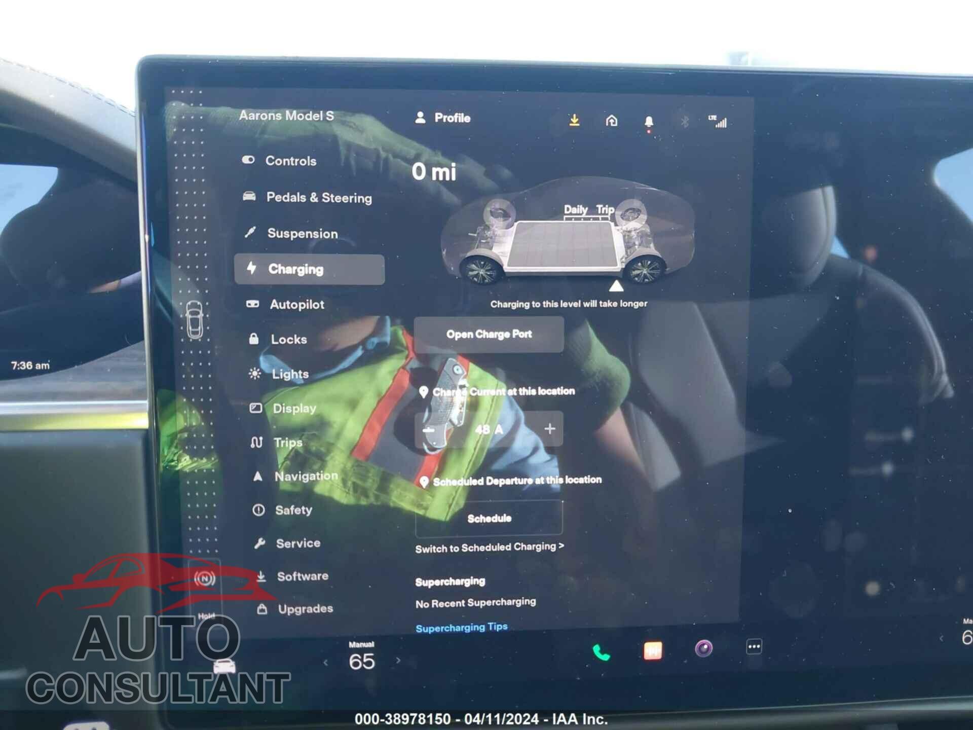 TESLA MODEL S 2021 - 5YJSA1E57MF447013