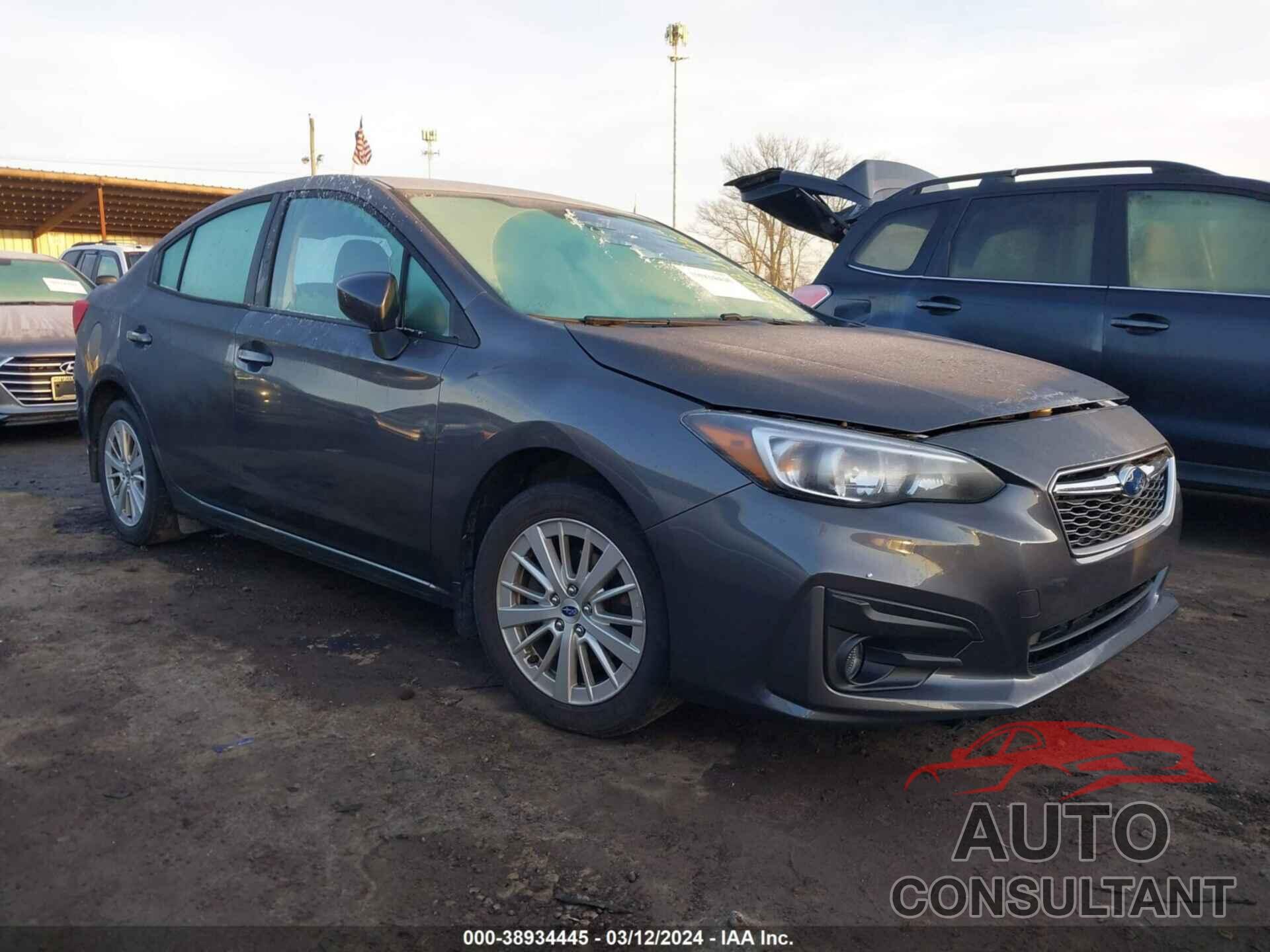 SUBARU IMPREZA 2018 - 4S3GKAD64J3614448