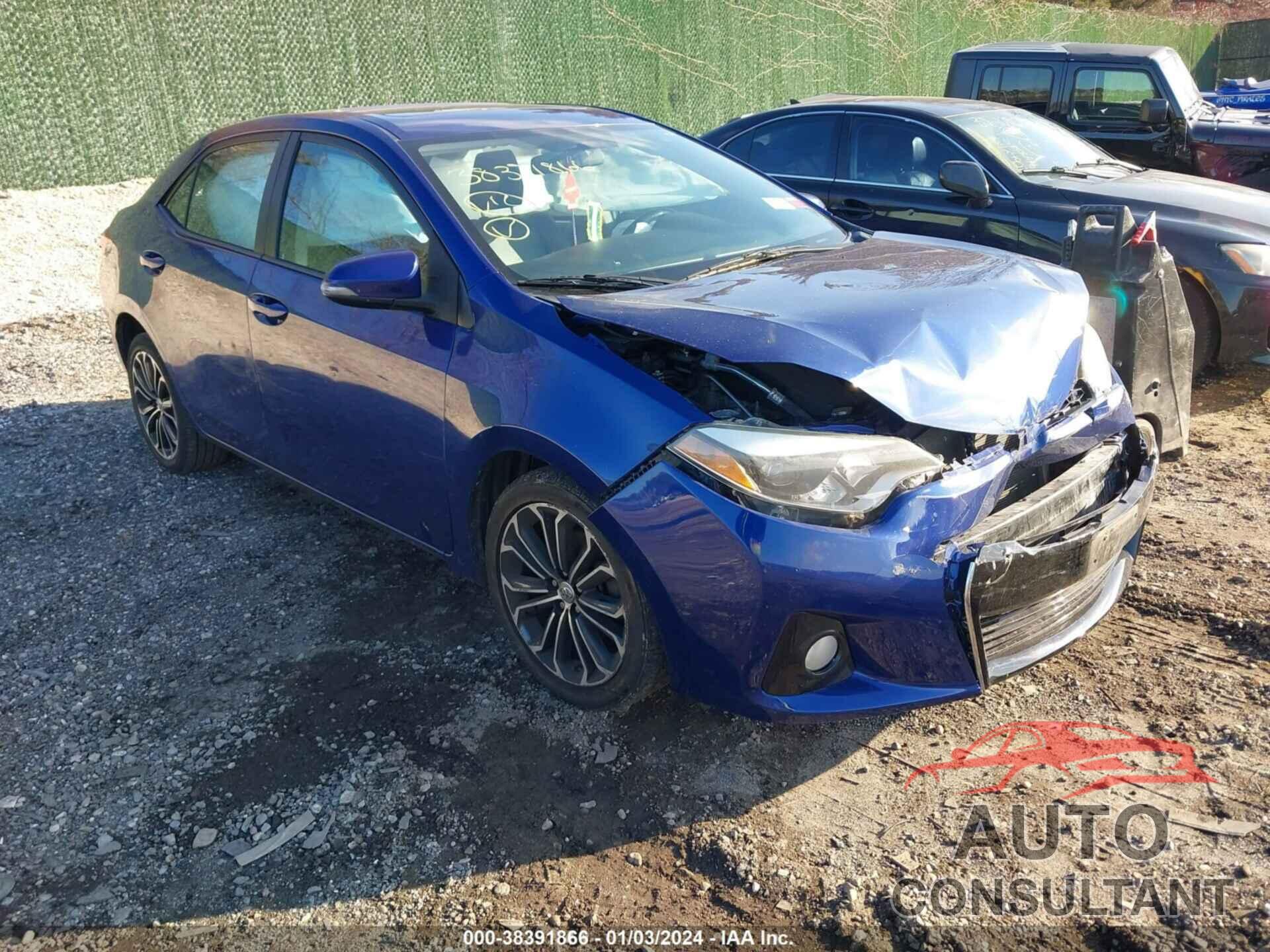 TOYOTA COROLLA 2015 - 2T1BURHE6FC317913