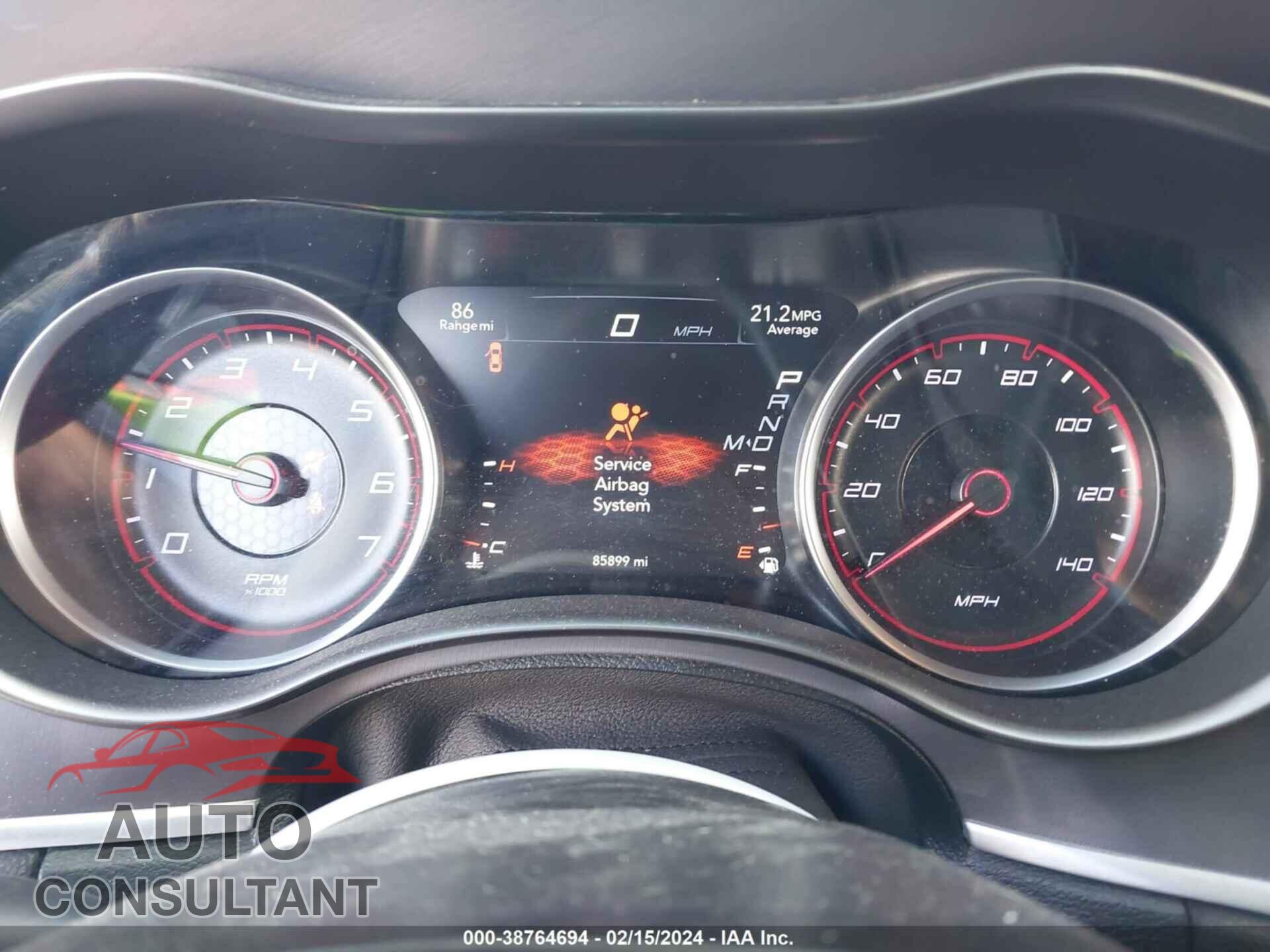 DODGE CHARGER 2019 - 2C3CDXBG5KH736505