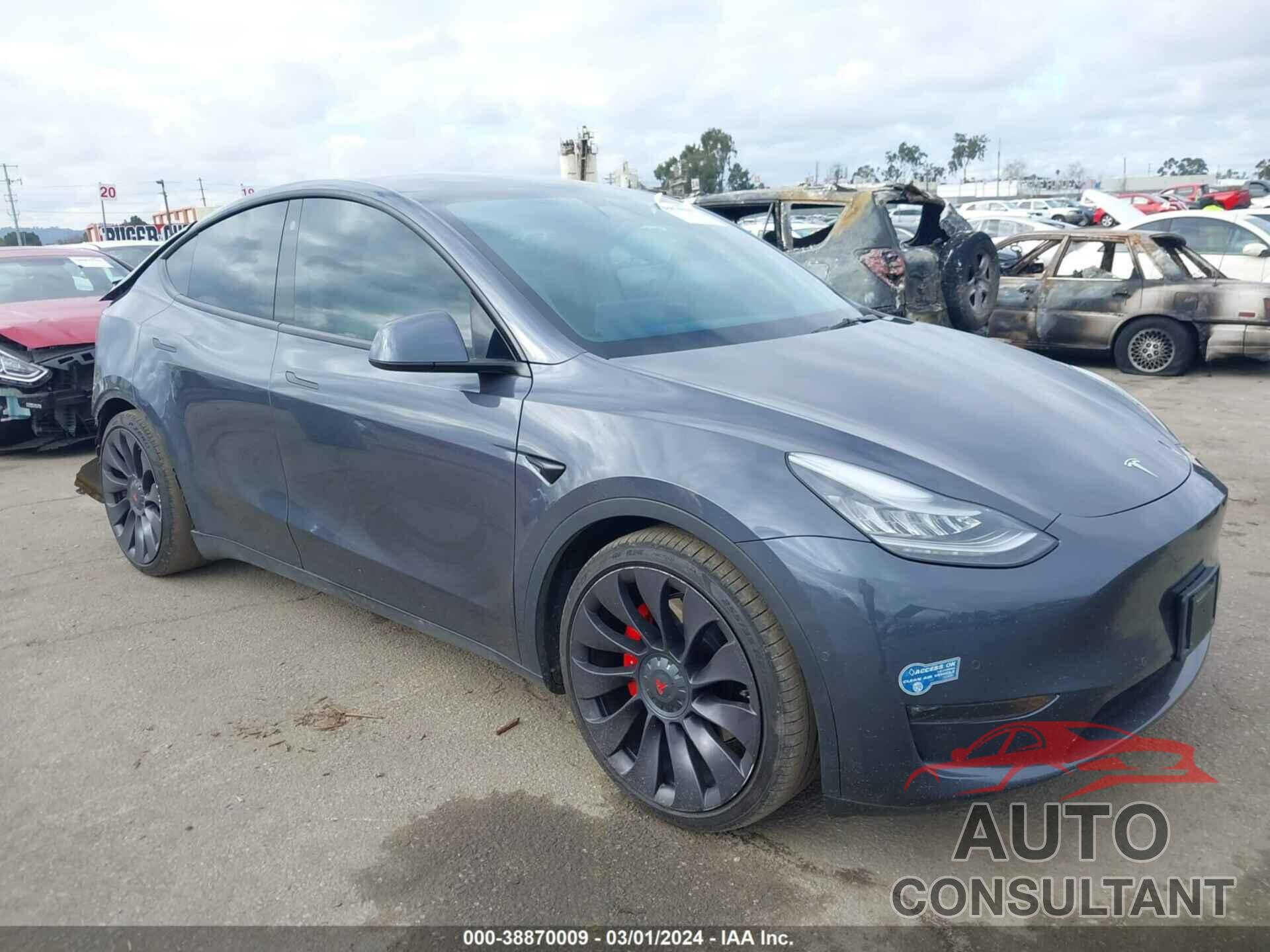 TESLA MODEL Y 2021 - 5YJYGDEF9MF097791