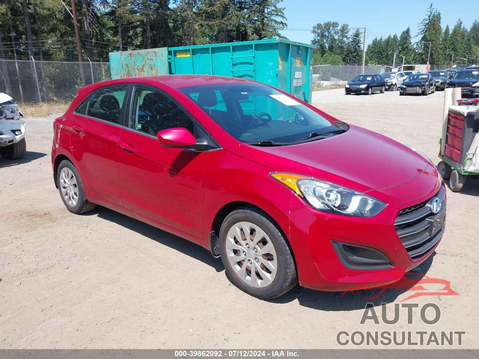 HYUNDAI ELANTRA GT 2017 - KMHD35LH2HU363956