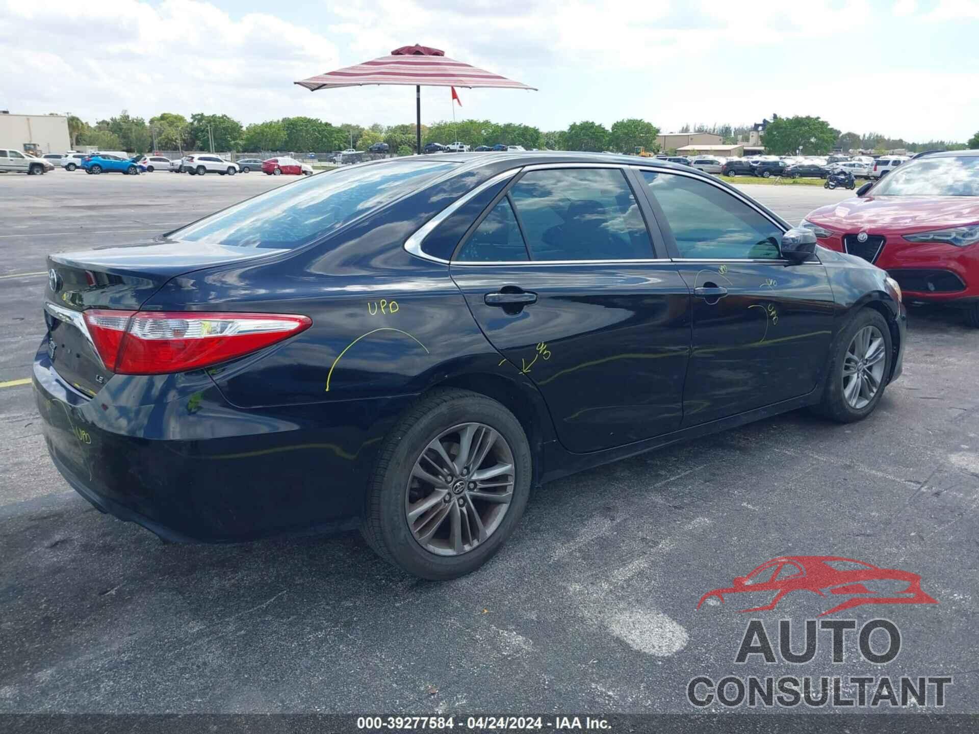 TOYOTA CAMRY 2016 - 4T4BF1FK8GR553845