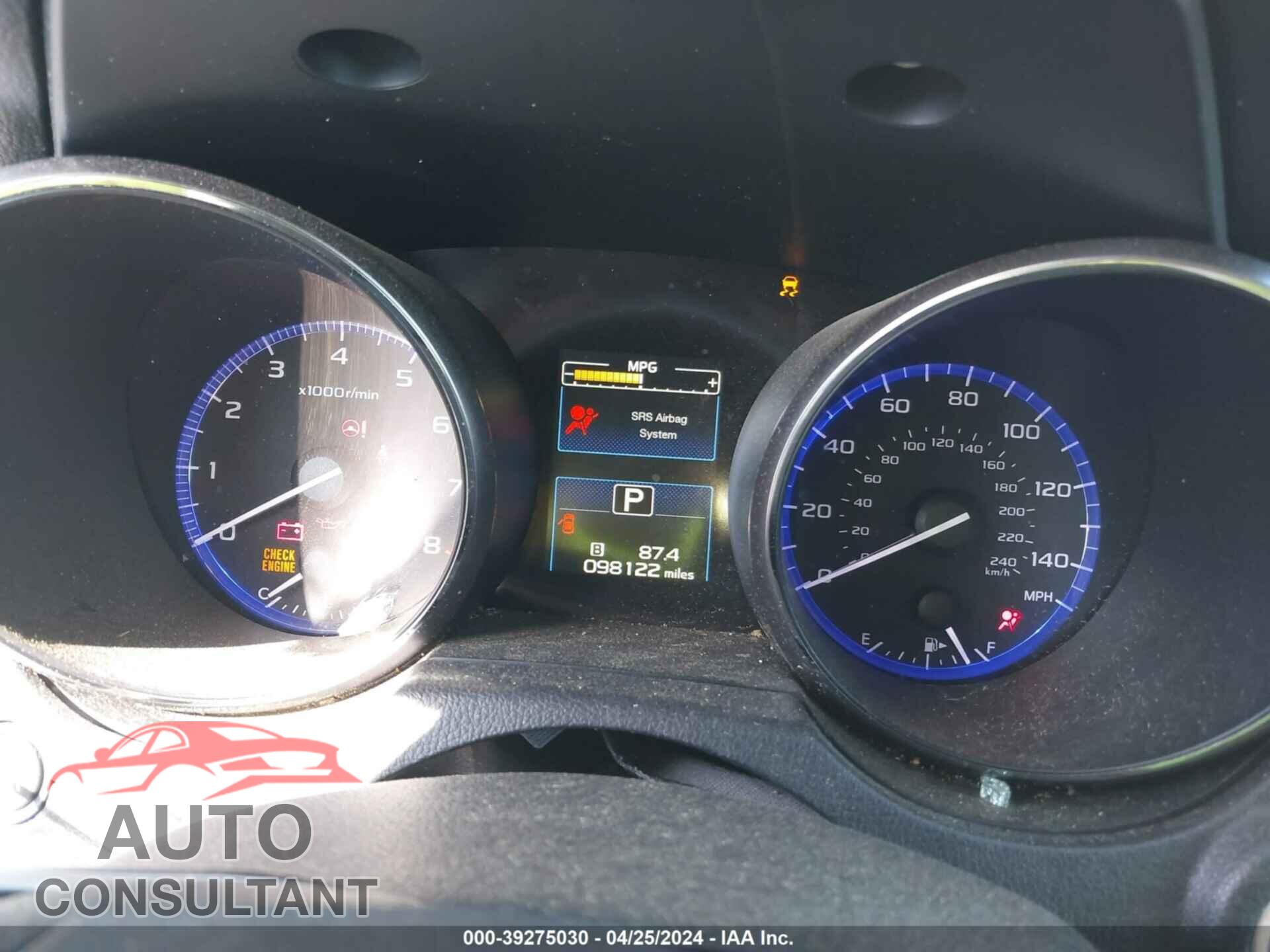 SUBARU OUTBACK 2016 - 4S4BSALC8G3240464