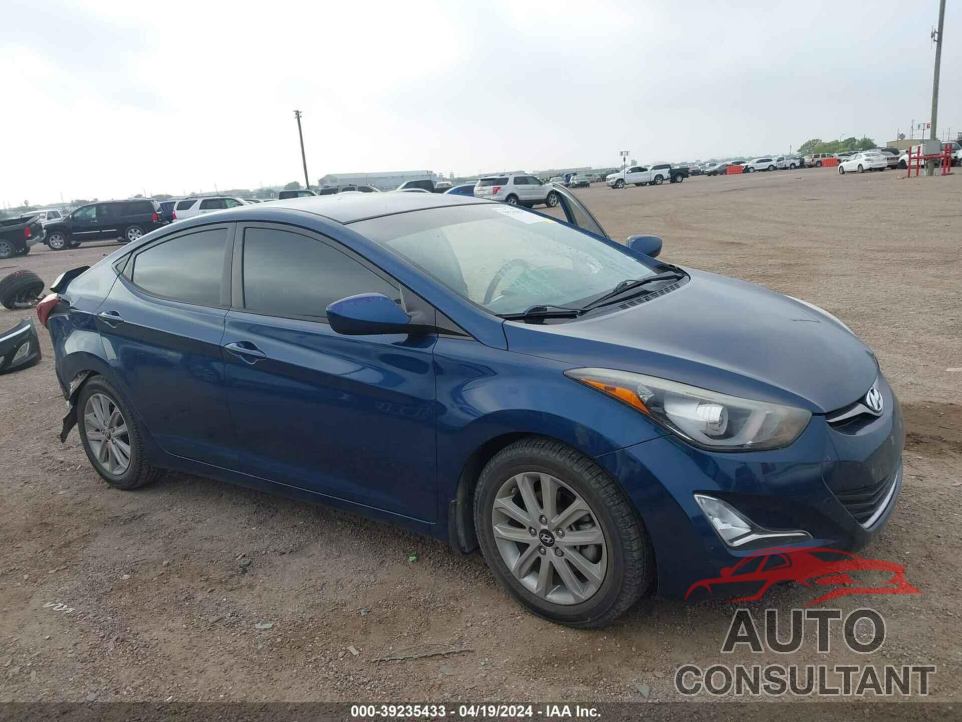 HYUNDAI ELANTRA 2016 - KMHDH4AE1GU532772