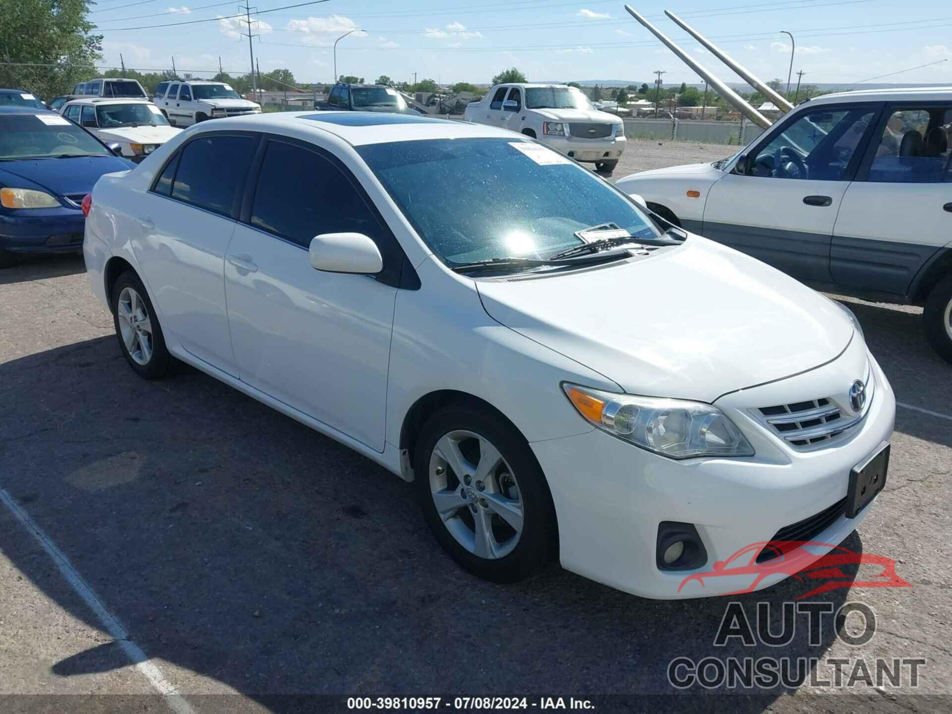 TOYOTA COROLLA 2013 - 5YFBU4EE2DP079157