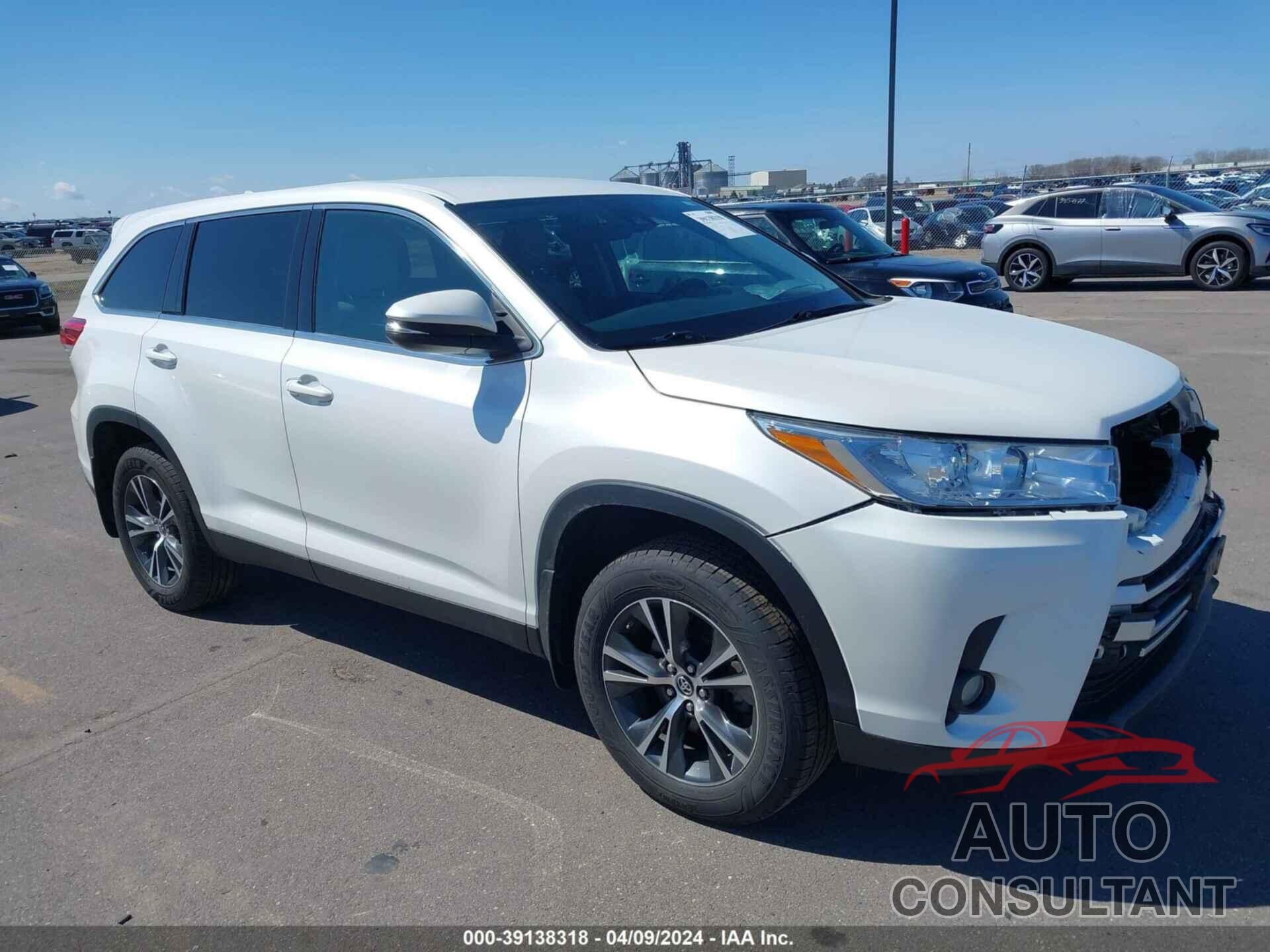 TOYOTA HIGHLANDER 2019 - 5TDBZRFH7KS931787