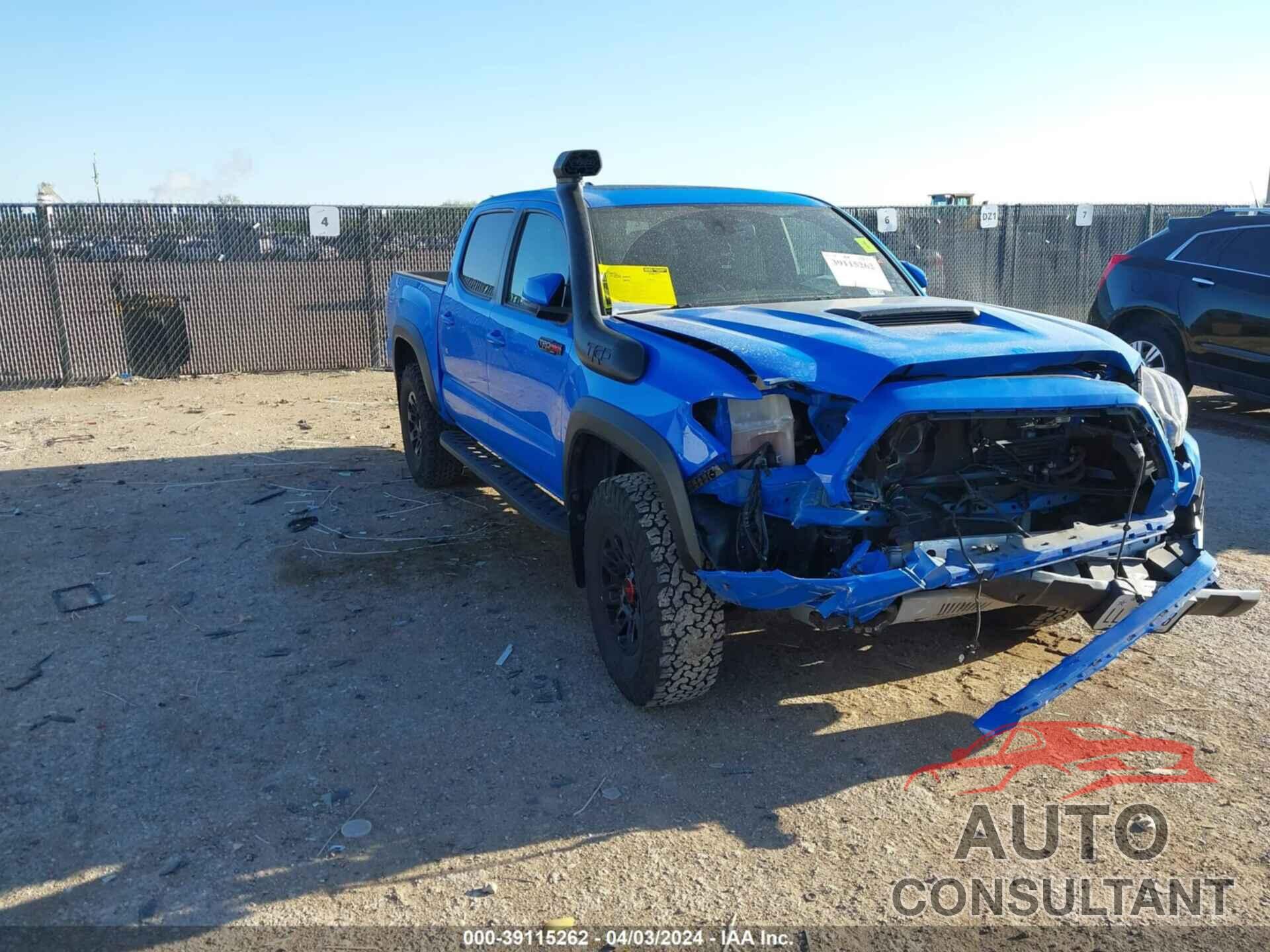 TOYOTA TACOMA 2019 - 5TFCZ5AN0KX168872