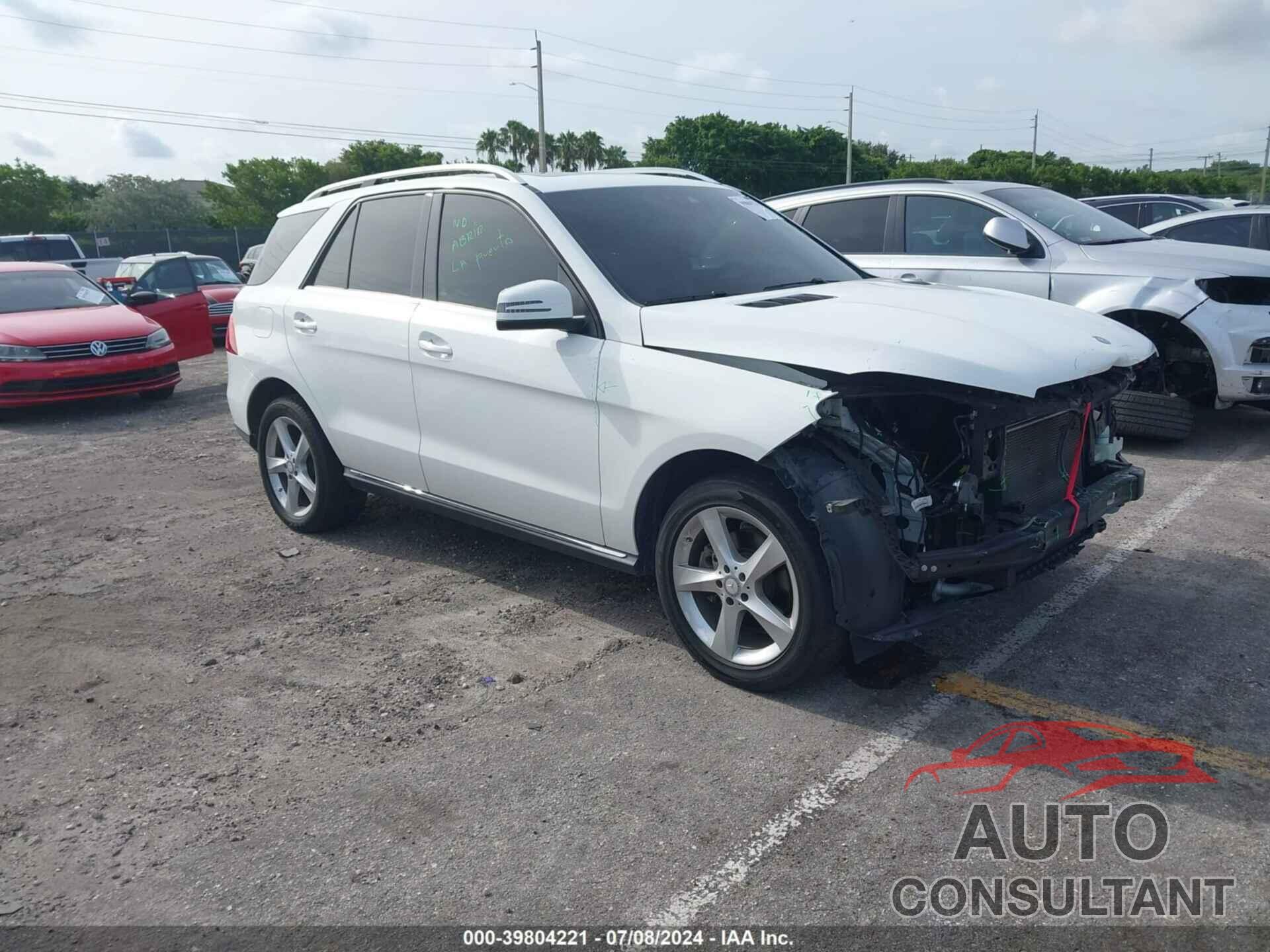 MERCEDES-BENZ GLE 350 2017 - 4JGDA5JB3HA870225