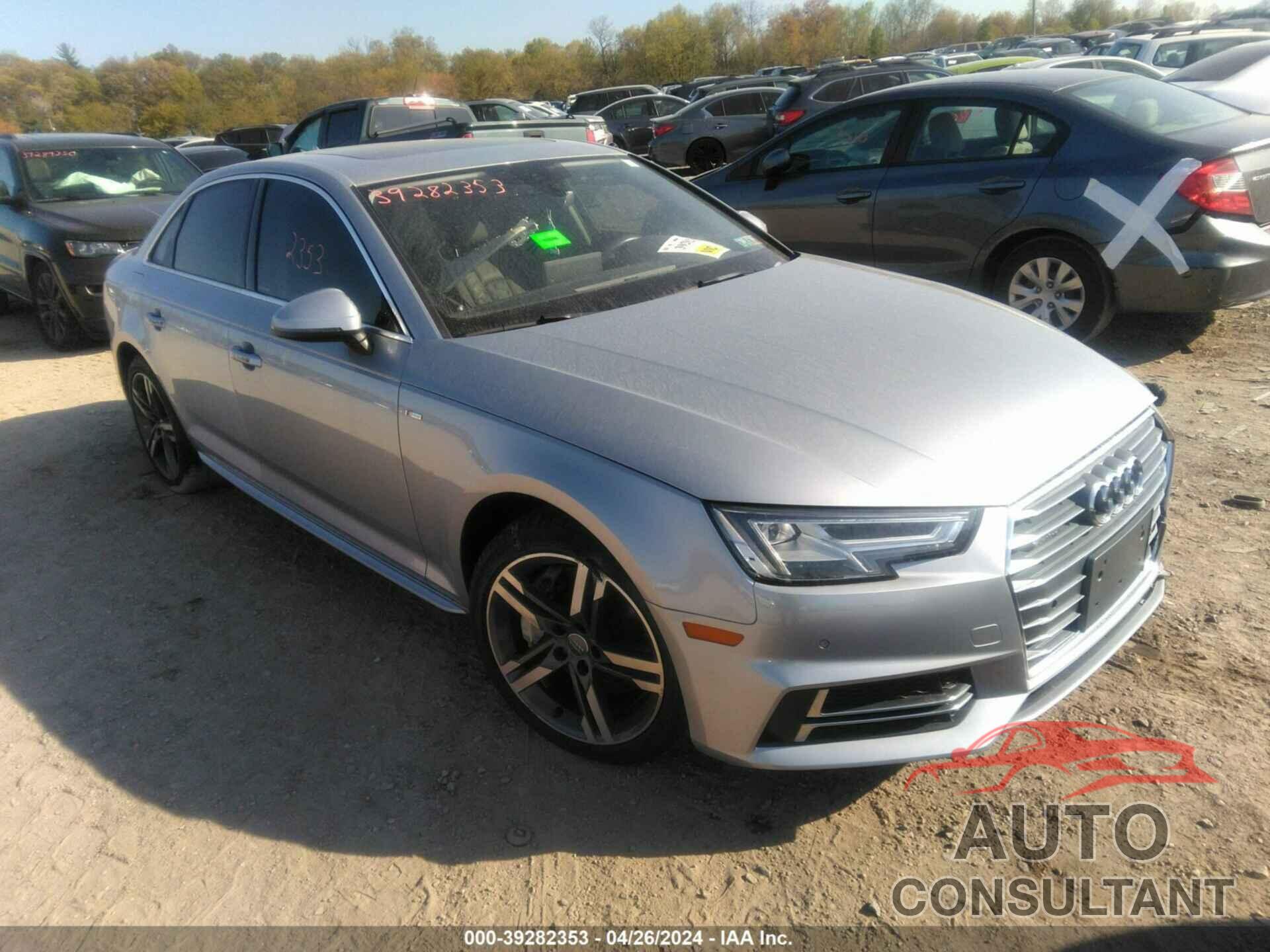 AUDI A4 2018 - WAUENAF44JA196671