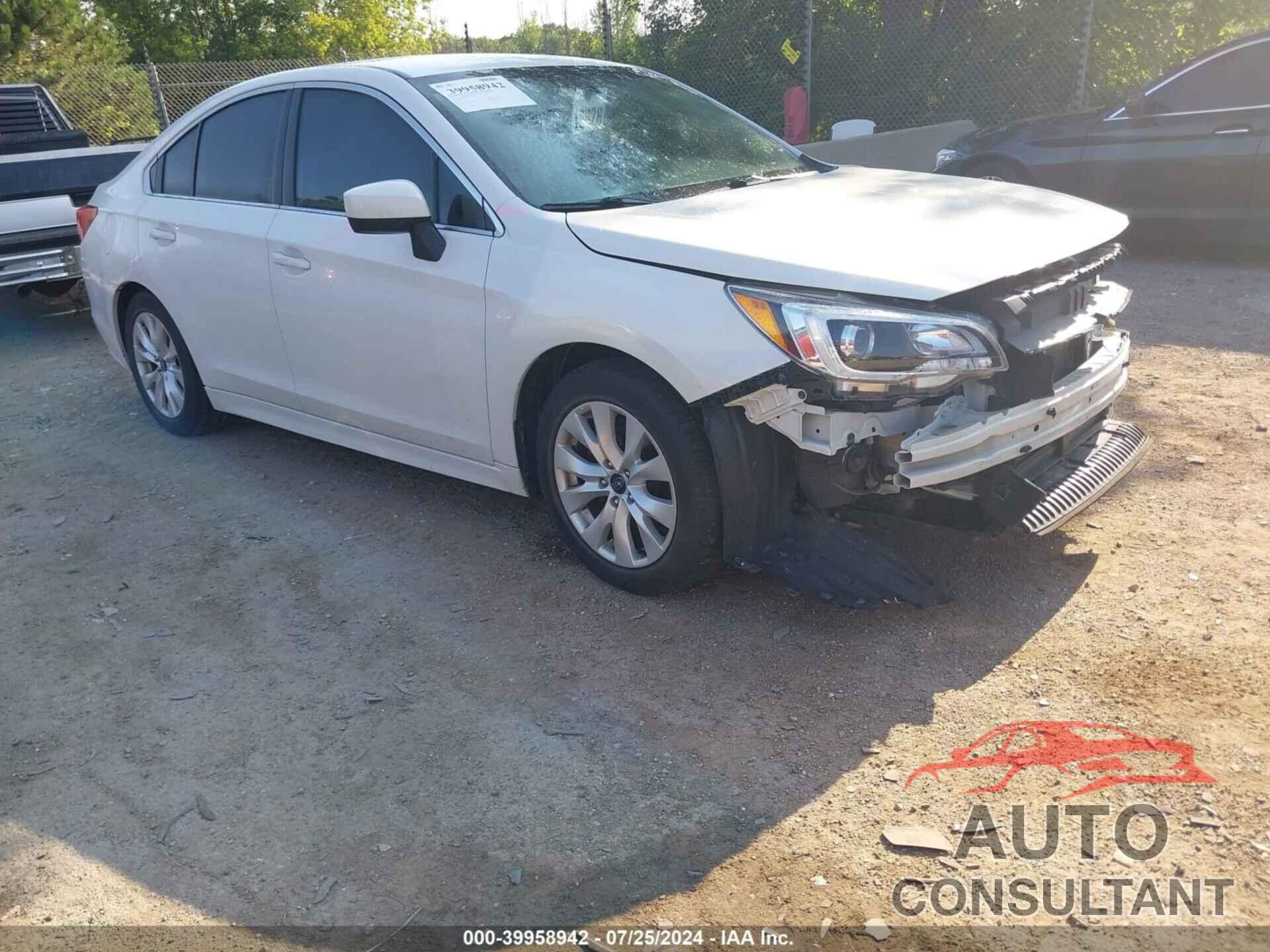 SUBARU LEGACY 2016 - 4S3BNAC6XG3007420