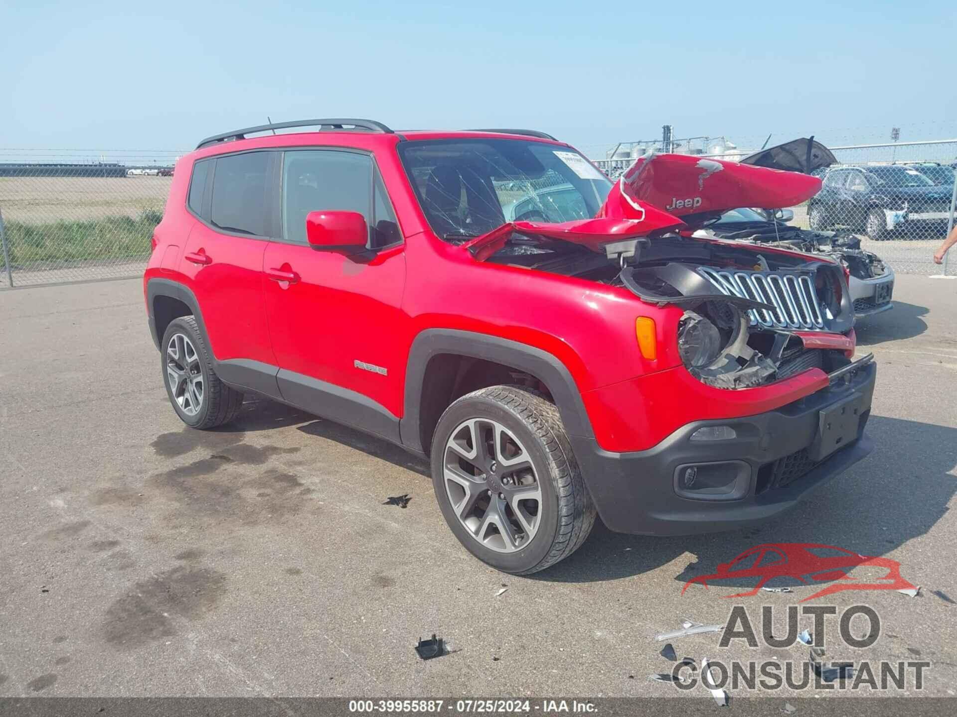 JEEP RENEGADE 2016 - ZACCJBBT4GPD63158