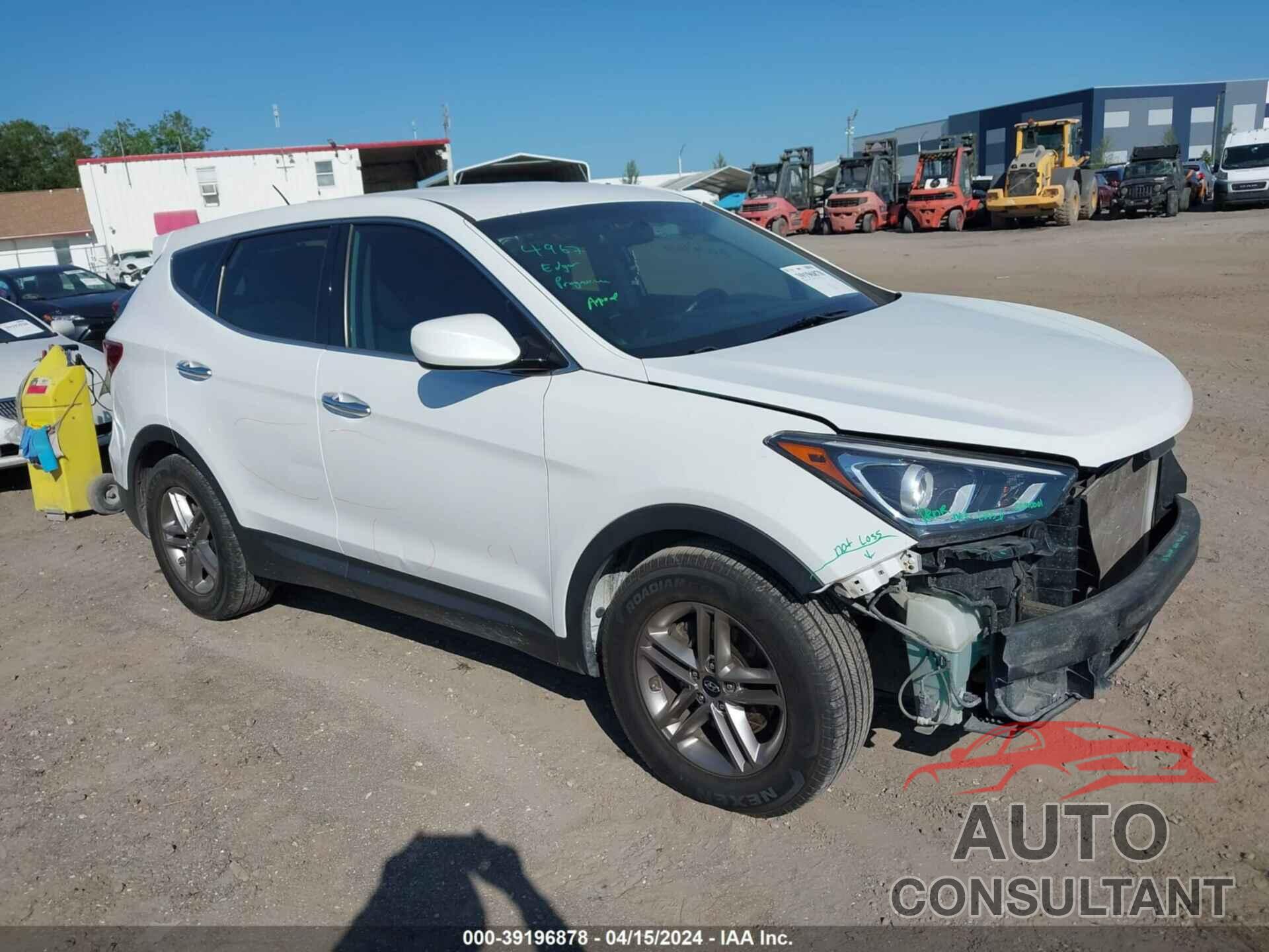 HYUNDAI SANTA FE SPORT 2018 - 5XYZTDLB3JG563266