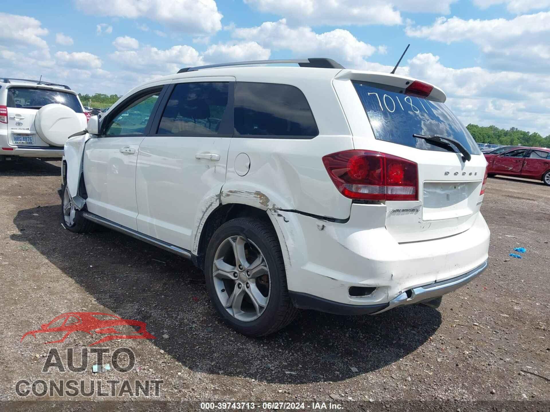 DODGE JOURNEY 2017 - 3C4PDCGG4HT701811